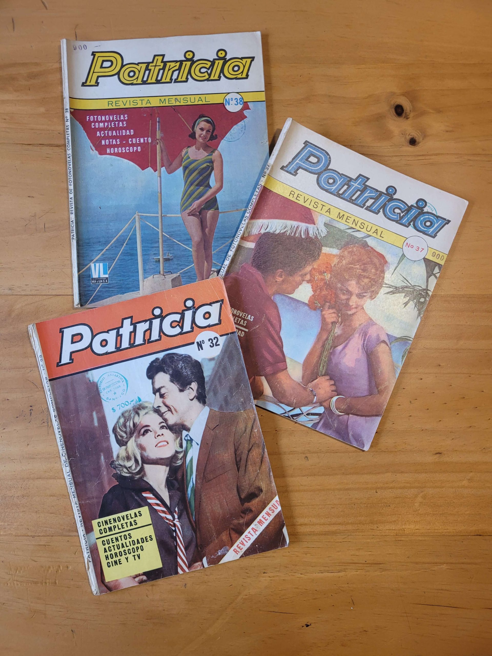 Pack revista PATRICIA años 60s (x4)