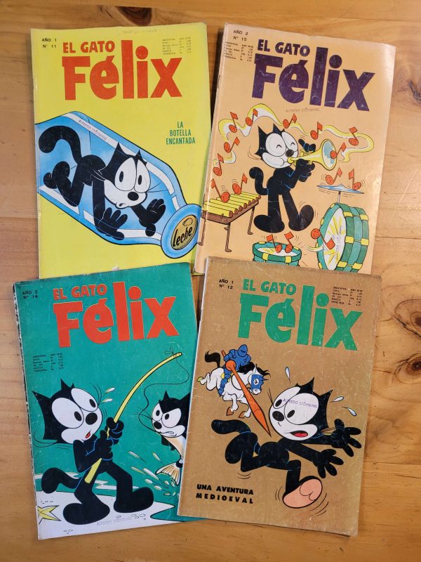 Pack EL GATO FELIX -1966- (x4)