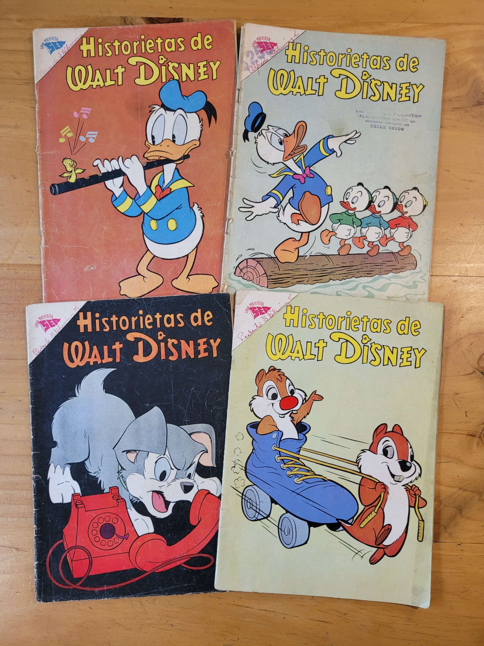 Pack HISTORIETAS DE WALT DISNEY -1962- (x4)