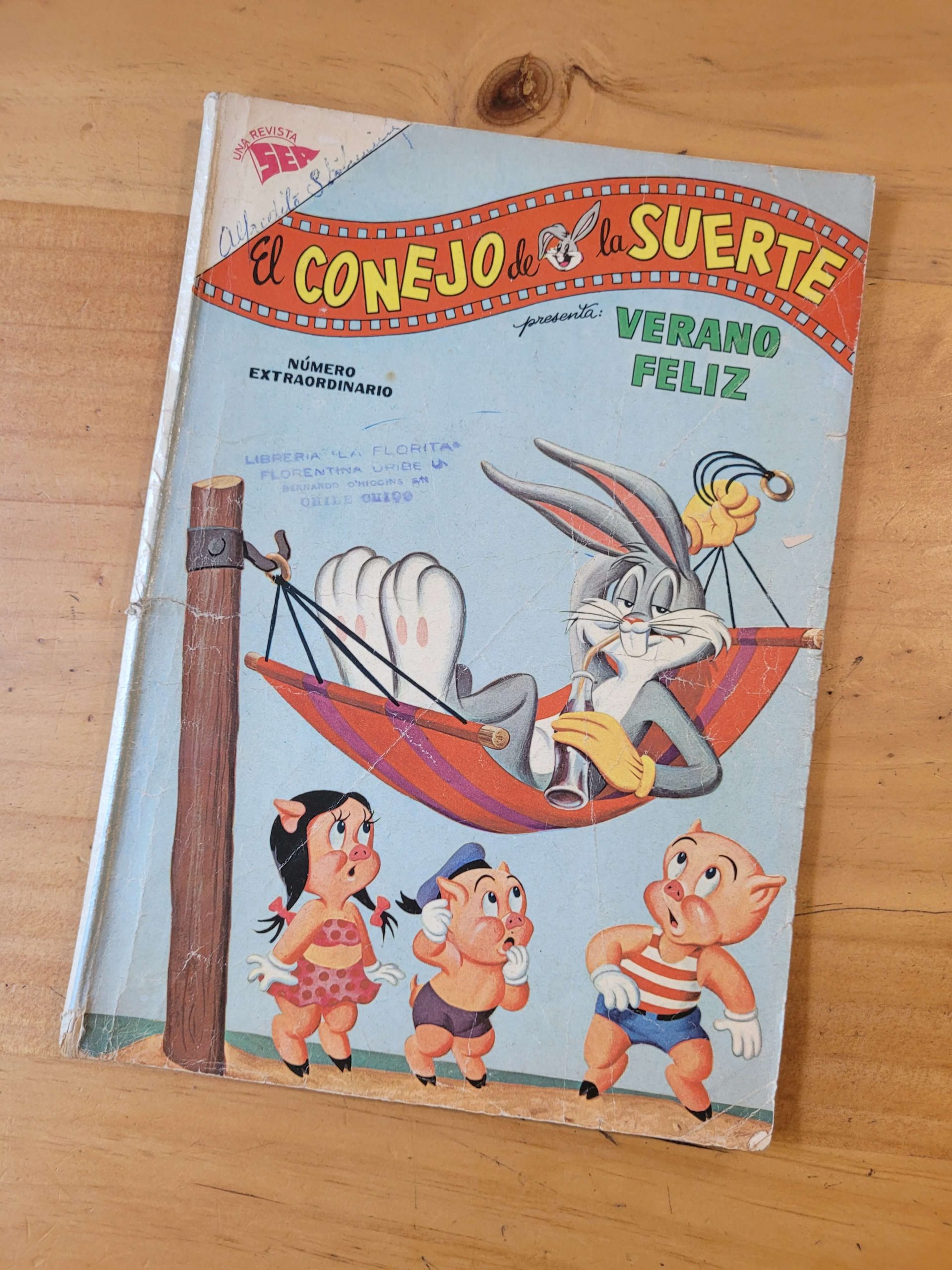 Revista EL CONEJO DE LA SUERTE Especial de verano (1962)