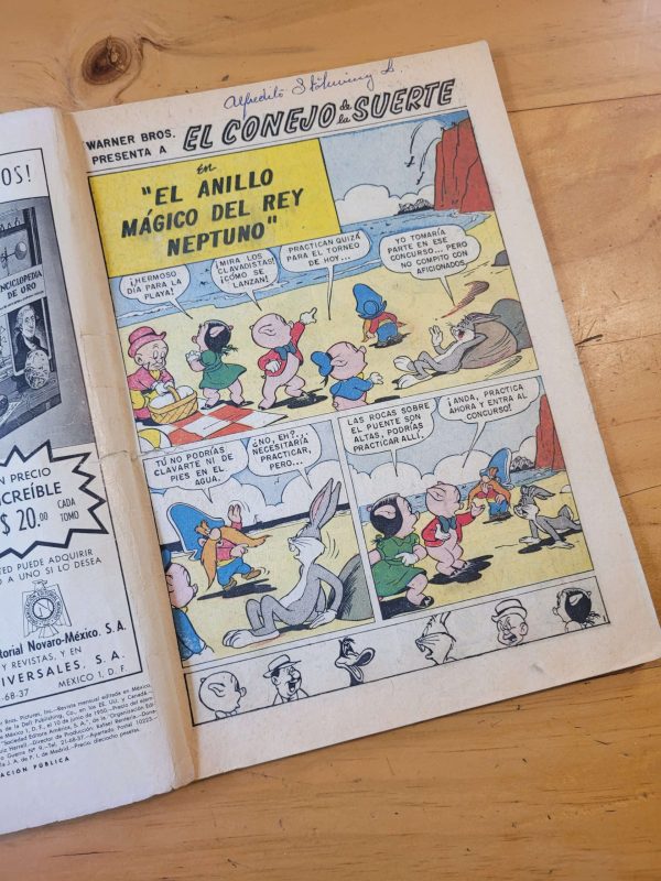 Revista EL CONEJO DE LA SUERTE Especial de verano (1962)