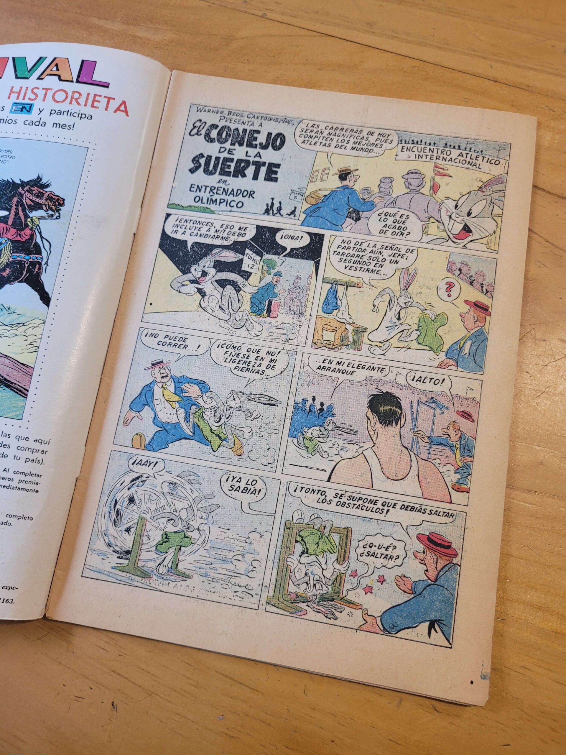 Pack EL CONEJO DE LA SUERTE años 60s (x4)