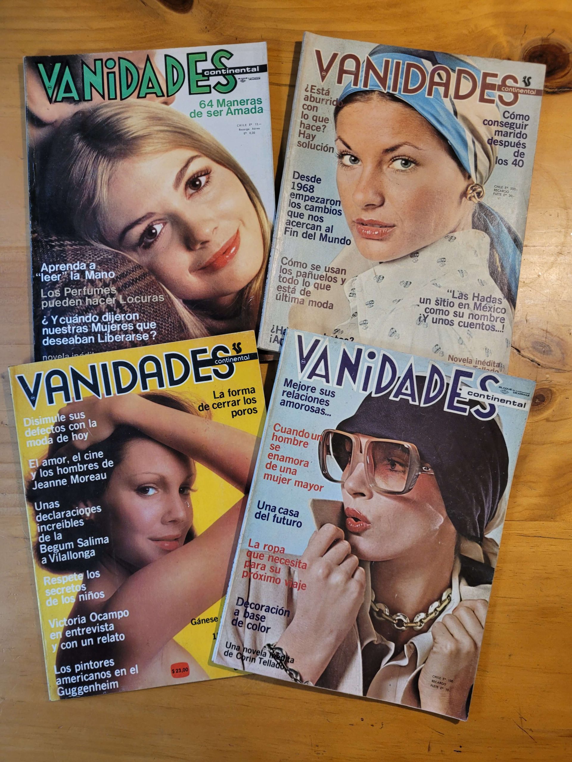 Pack VANIDADES años 70s (x4)
