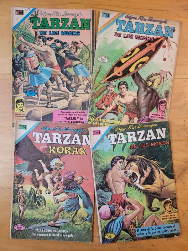 Pack revista TARZAN, años 70s (x4)