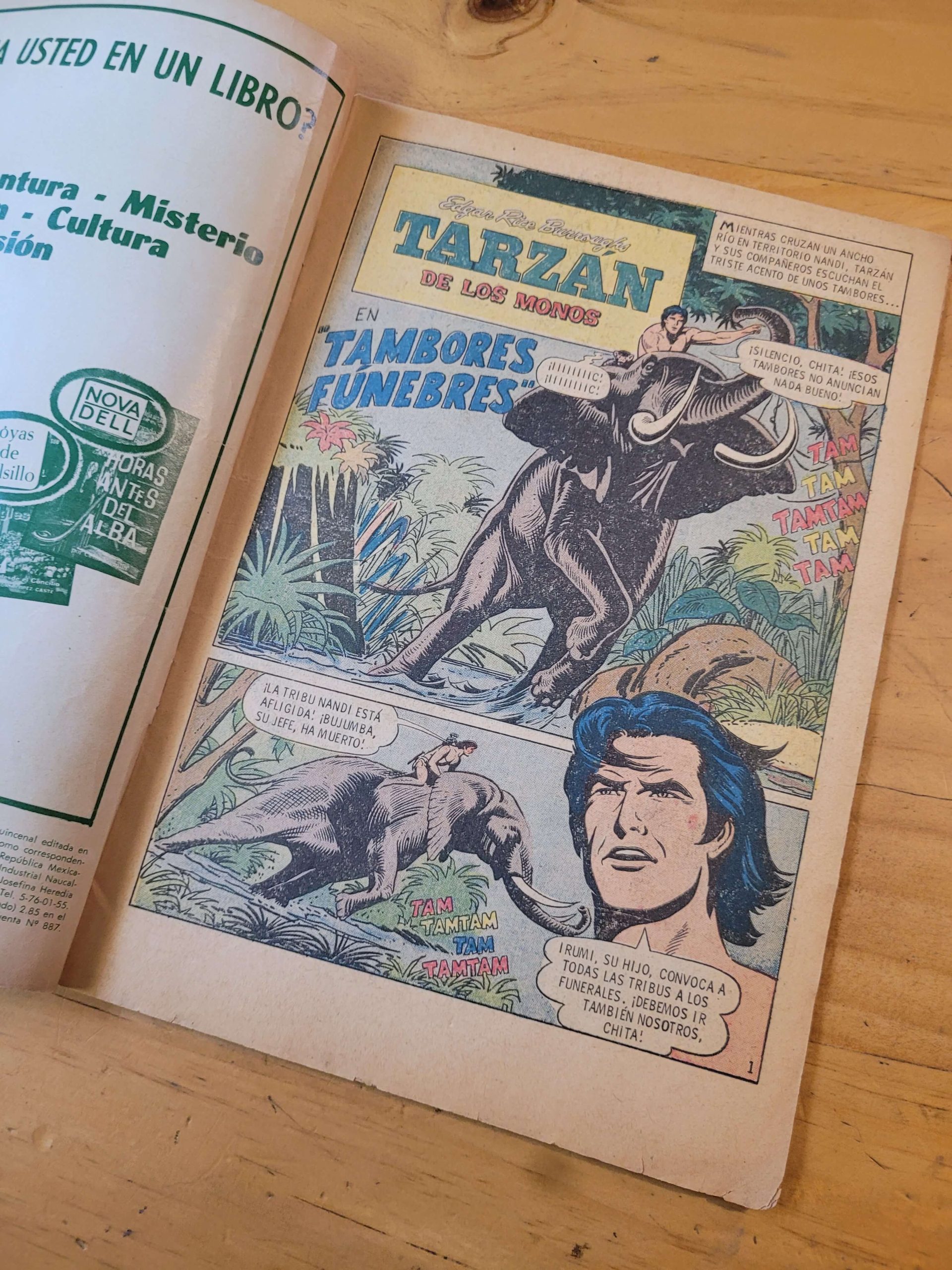 Pack revista TARZAN, años 70s (x4)