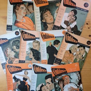 Pack revista CONFIDENCIAS años 50s (x10)