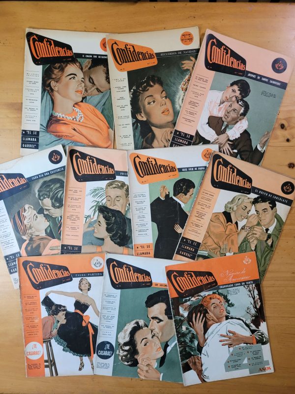 Pack revista CONFIDENCIAS años 50s (x10)