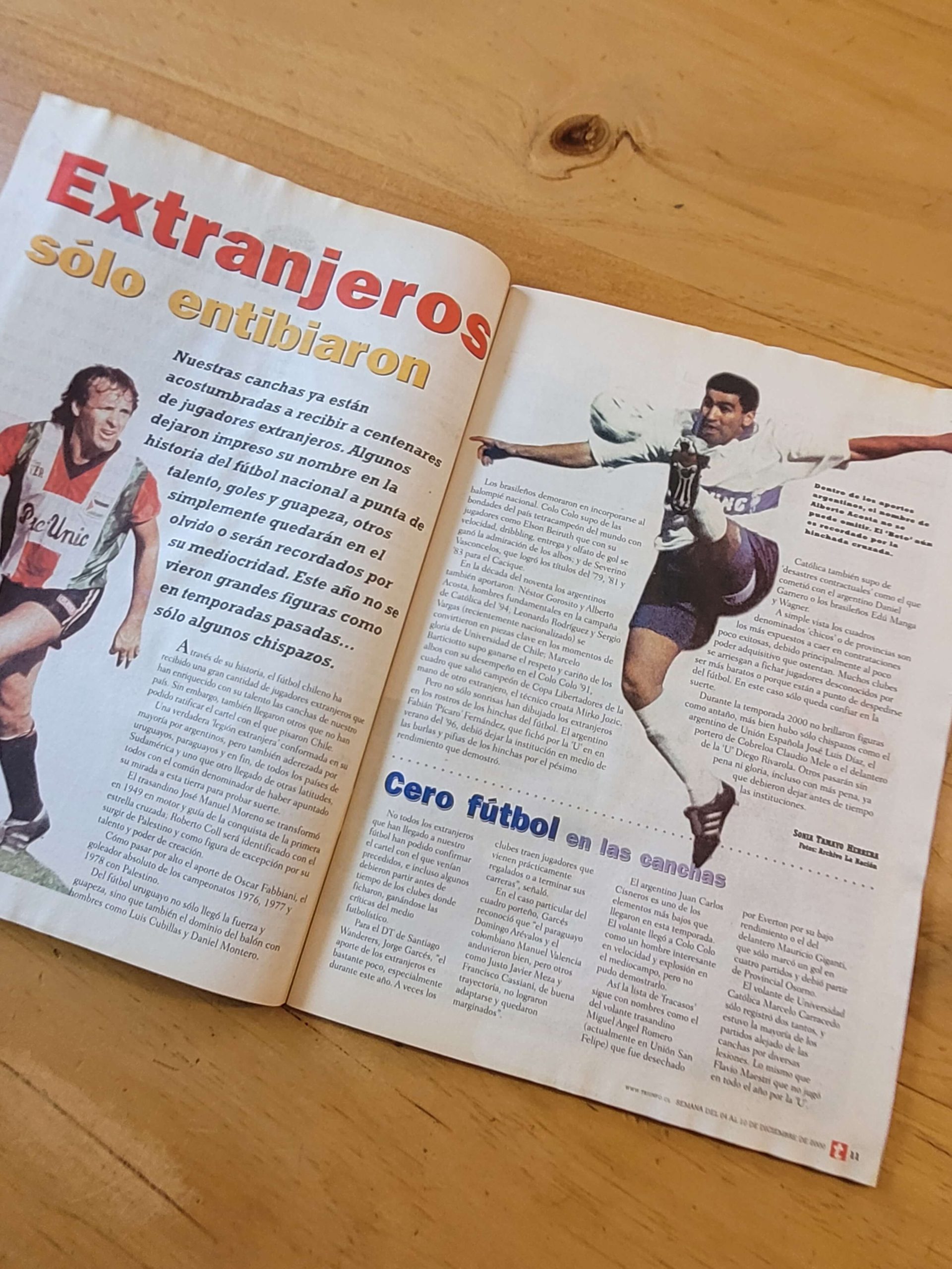 Revista TRIUNFO -U de Chile campeón 2000- - Imagen 3
