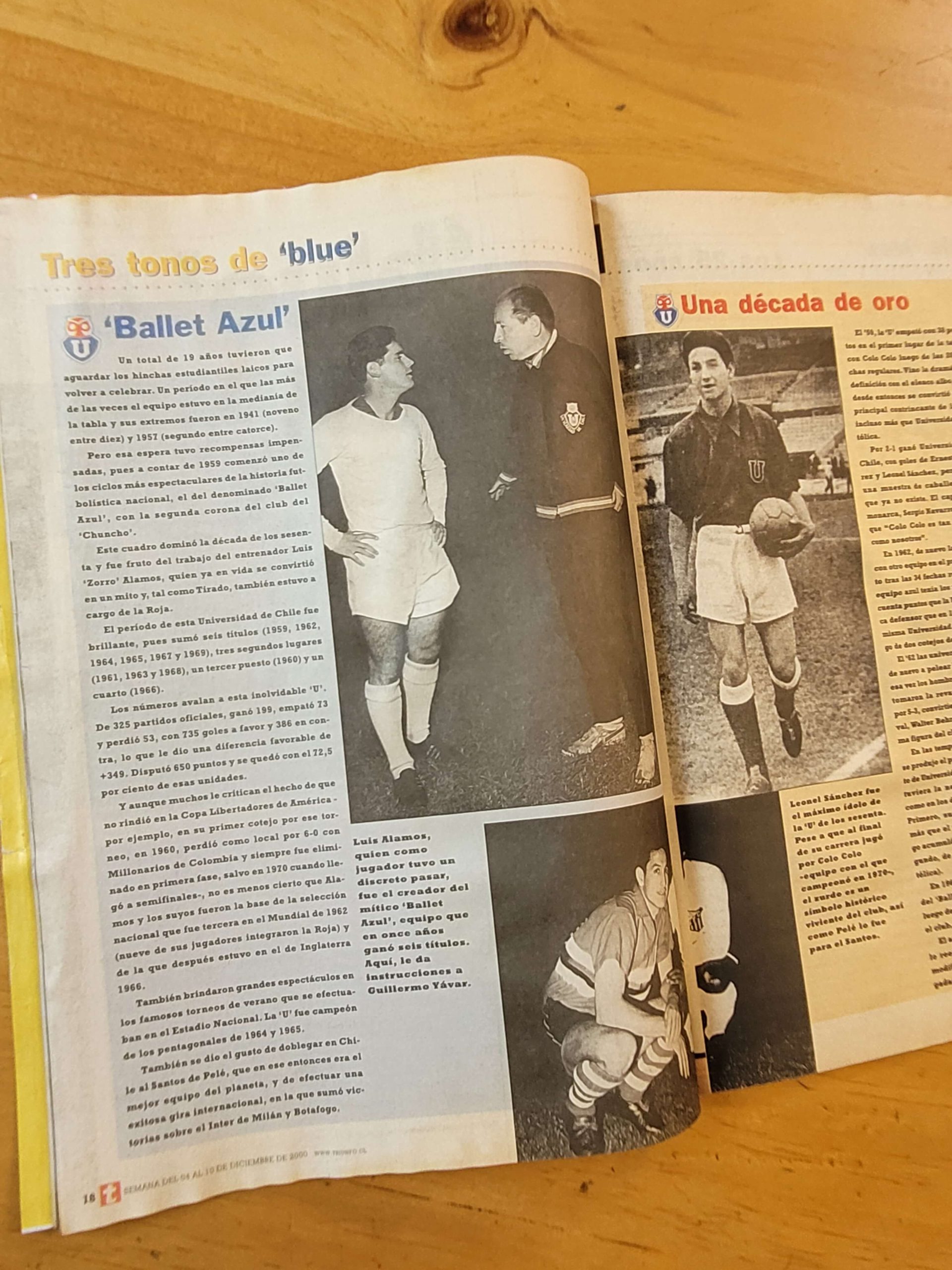 Revista TRIUNFO -U de Chile campeón 2000- - Imagen 5