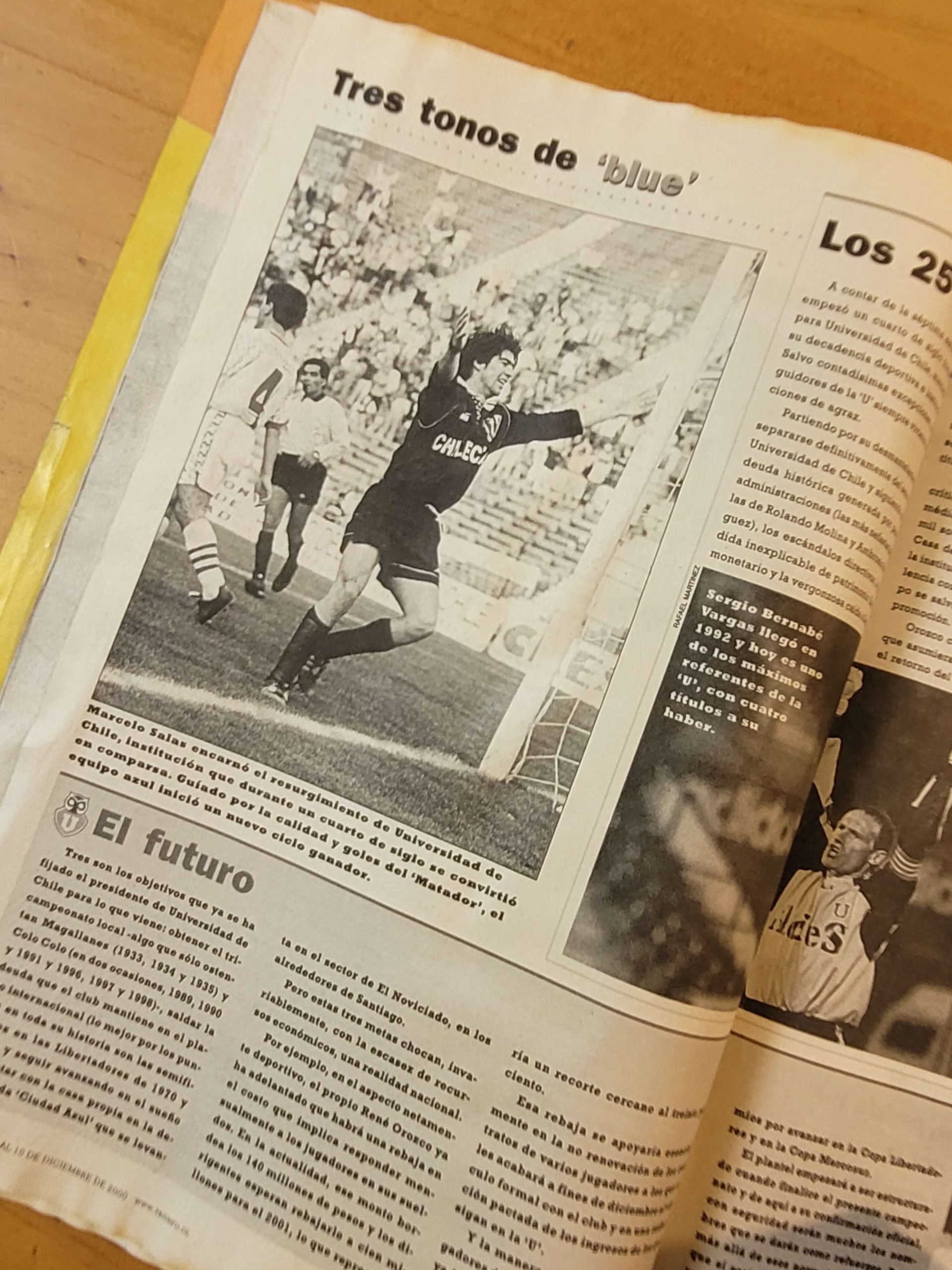 Revista TRIUNFO -U de Chile campeón 2000- - Imagen 6