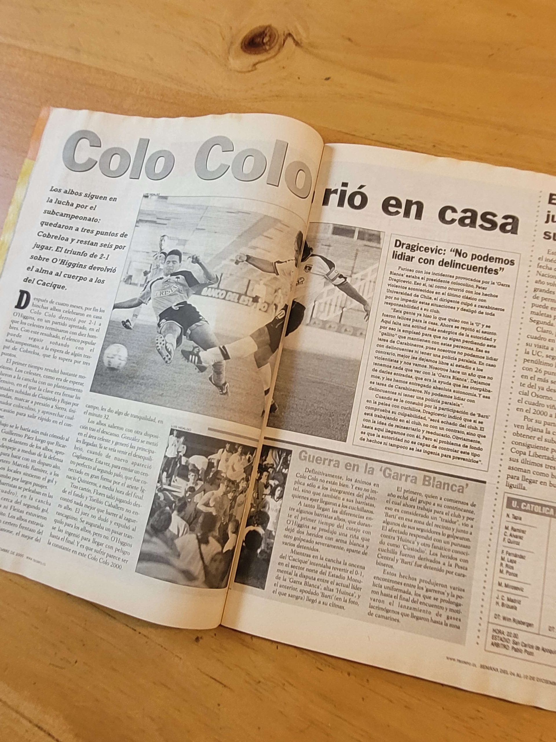 Revista TRIUNFO -U de Chile campeón 2000- - Imagen 7