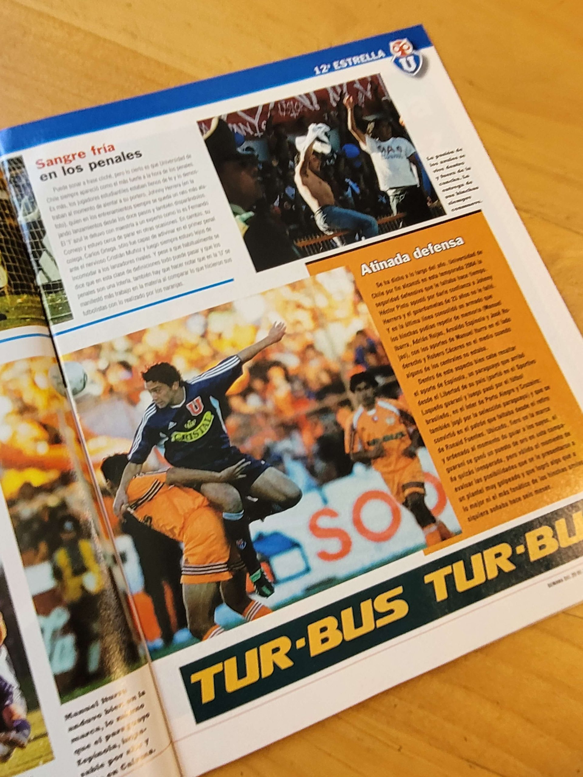 Revista TIRUNFO -U de Chile campeón apertura 2004- - Imagen 3