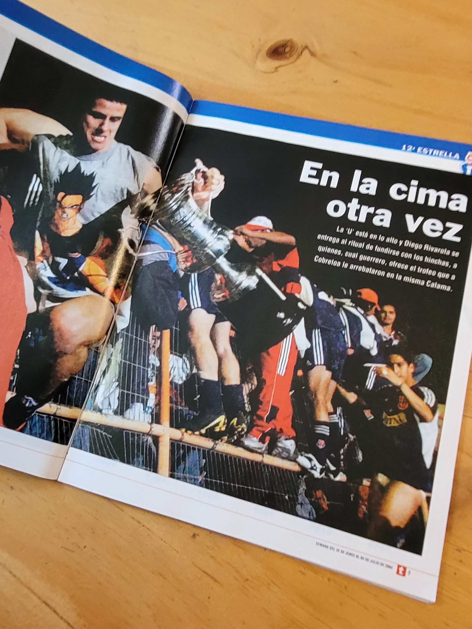 Revista TIRUNFO -U de Chile campeón apertura 2004- - Imagen 4