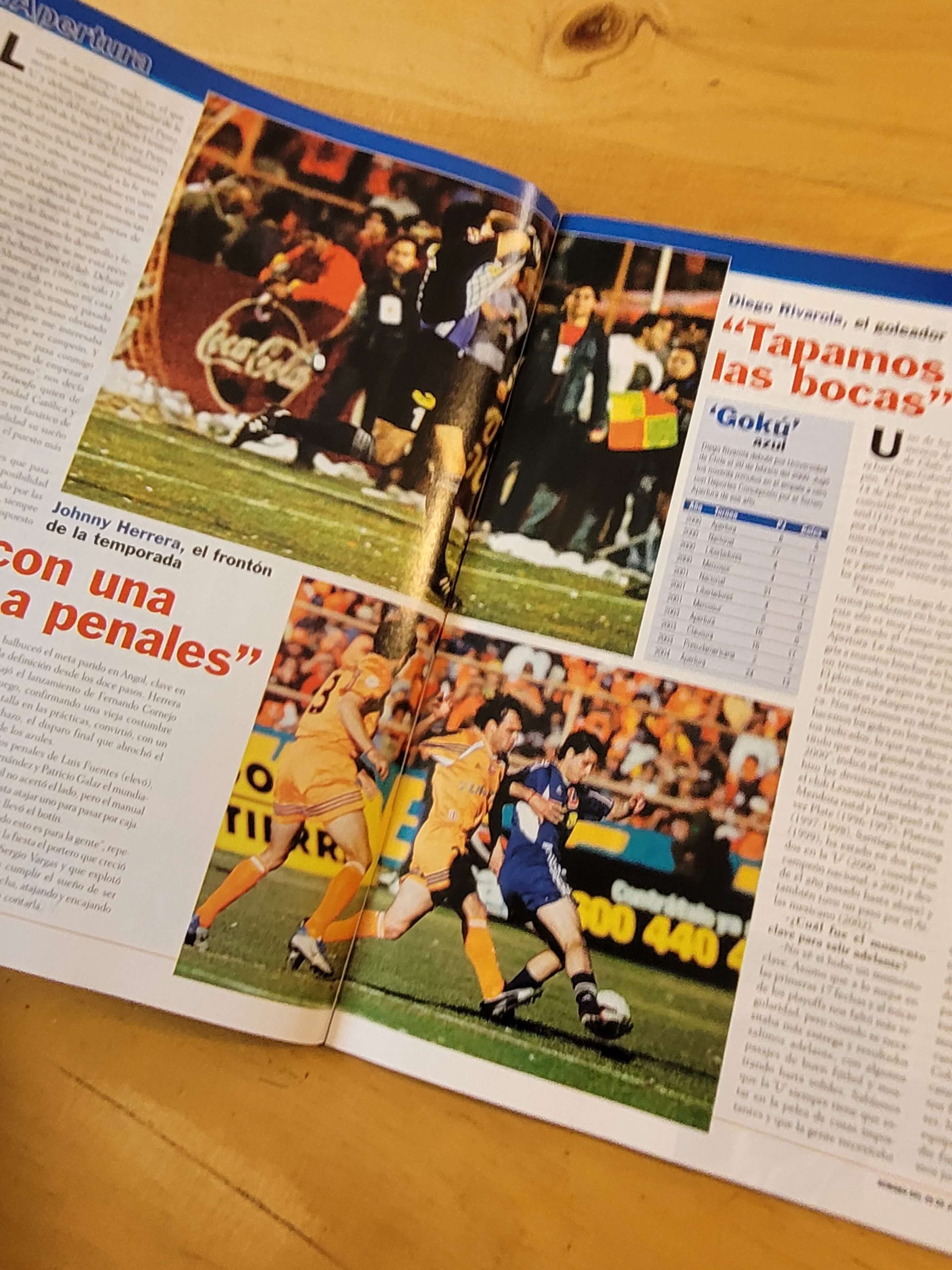 Revista TIRUNFO -U de Chile campeón apertura 2004- - Imagen 6