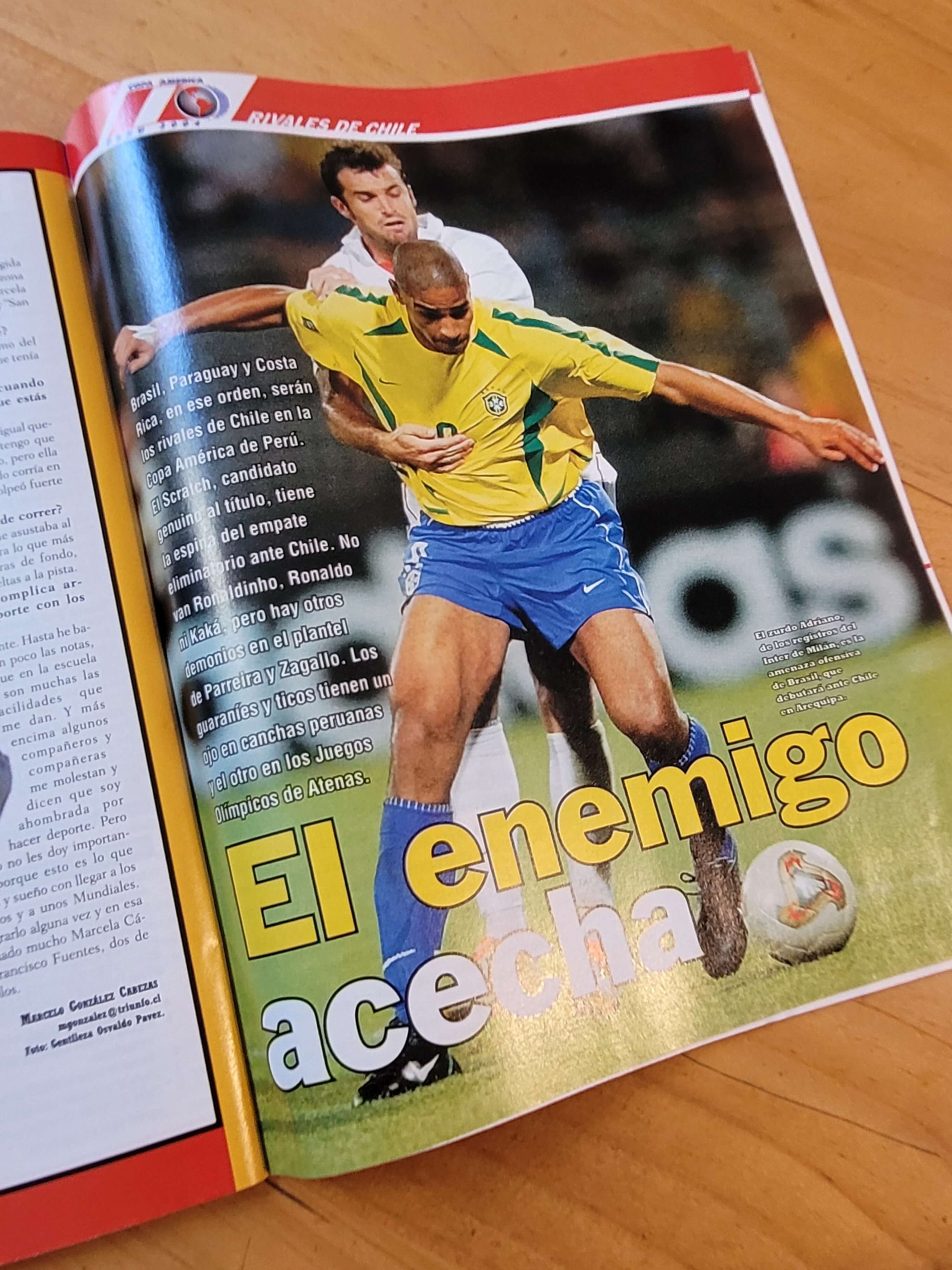 Revista TIRUNFO -U de Chile campeón apertura 2004- - Imagen 11