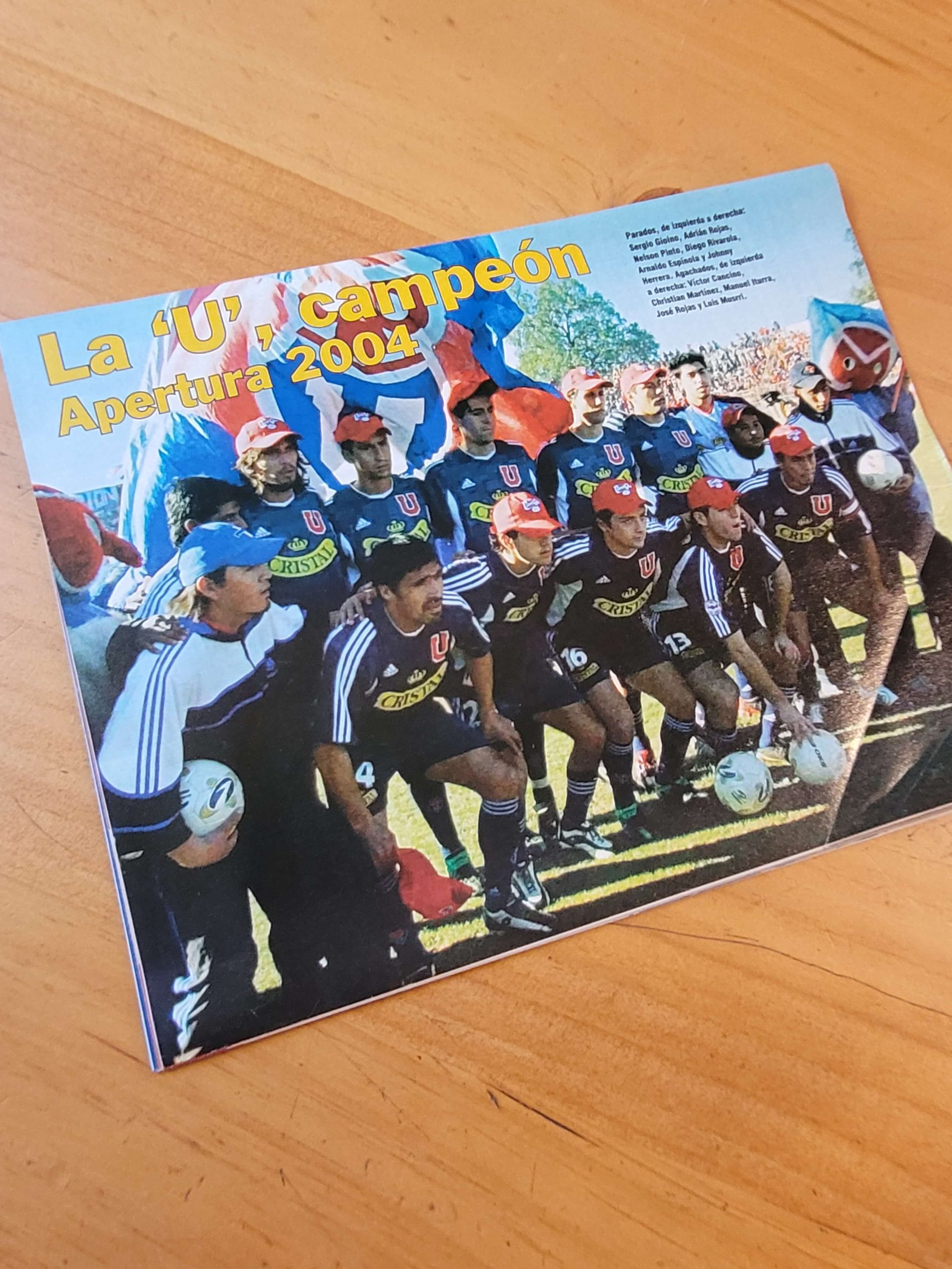 Revista TIRUNFO -U de Chile campeón apertura 2004- - Imagen 13