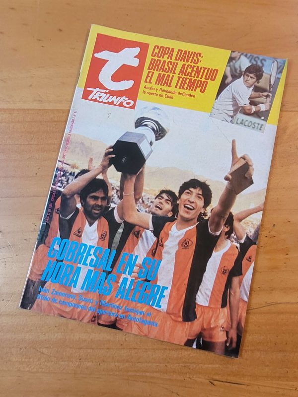Revista TRIUNFO -Cobresal campeón 1987-