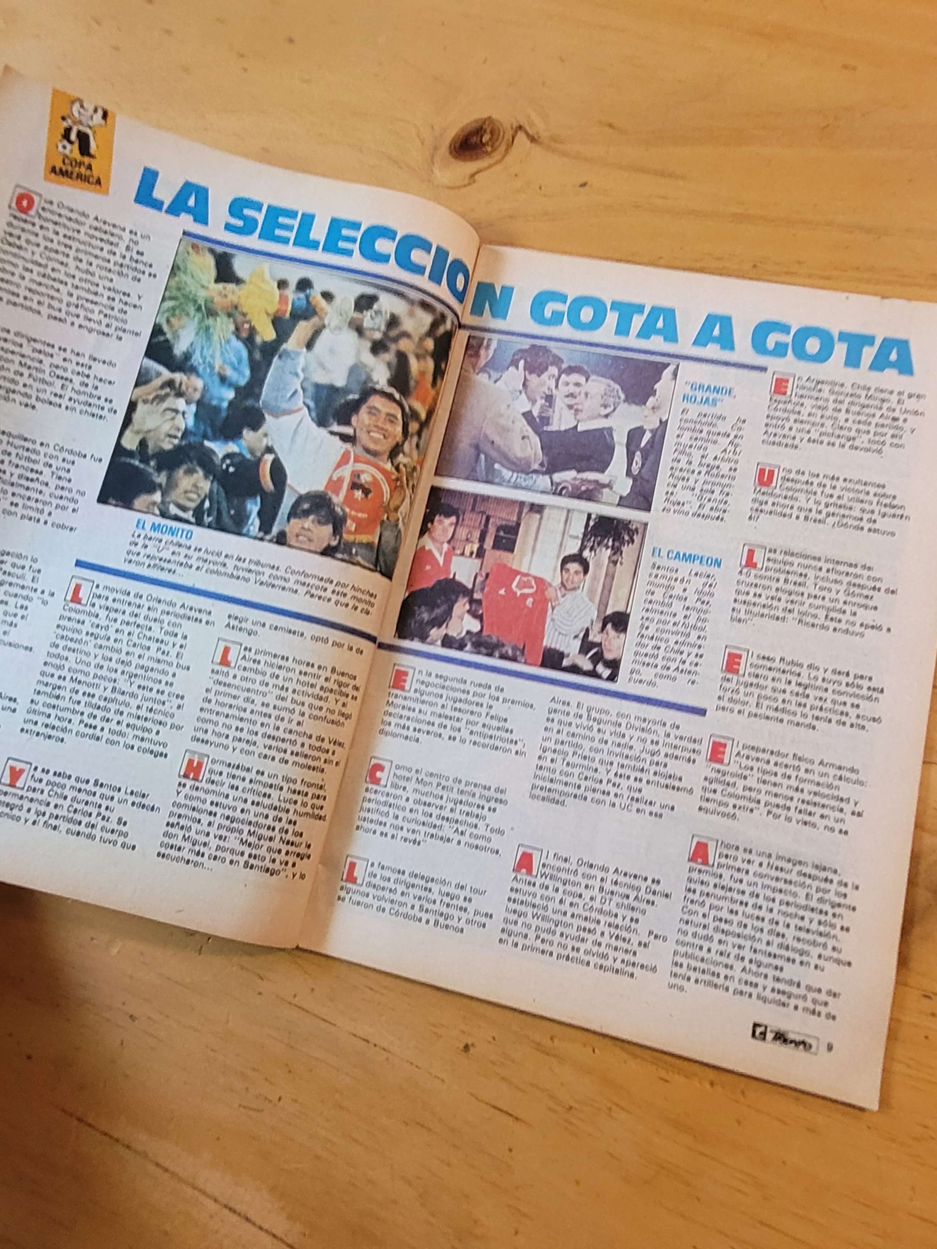 Revista TIRUNFO -Especial: Chile subcampeón Copa América 1987- - Imagen 5