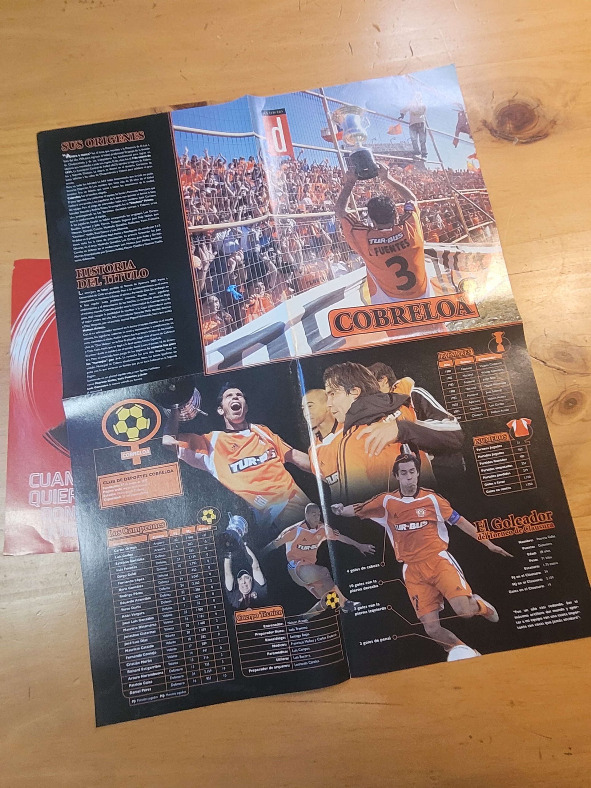 Revista TRIUNFO -Cobreloa campeón Clausura 2004 + poster- - Imagen 4