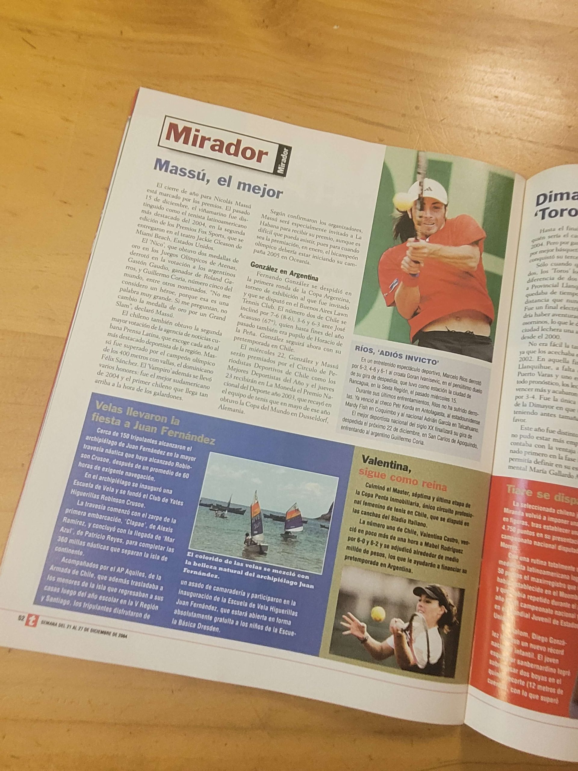 Revista TRIUNFO -Cobreloa campeón Clausura 2004 + poster- - Imagen 13