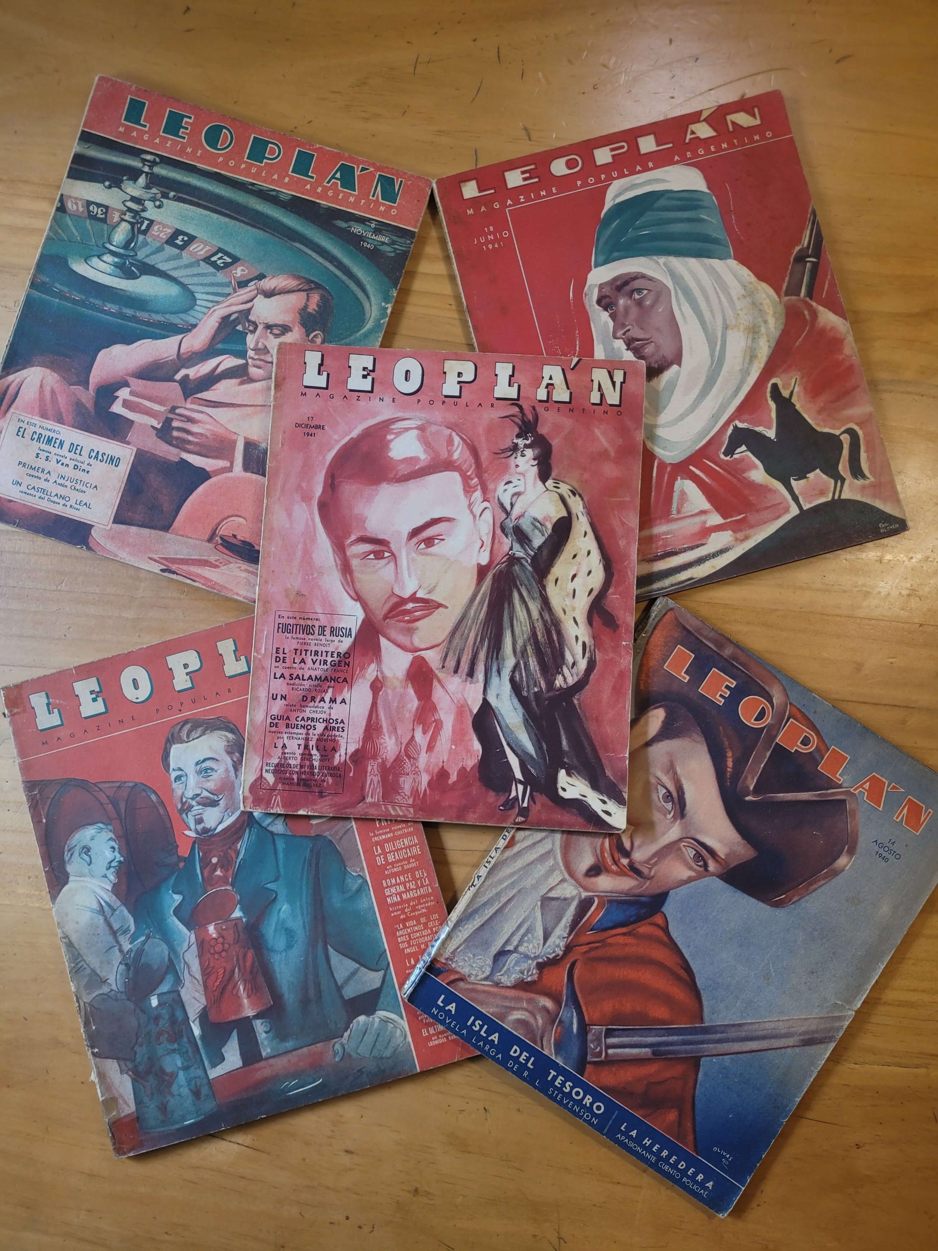 Pack LEOPLAN años 40s (x5)