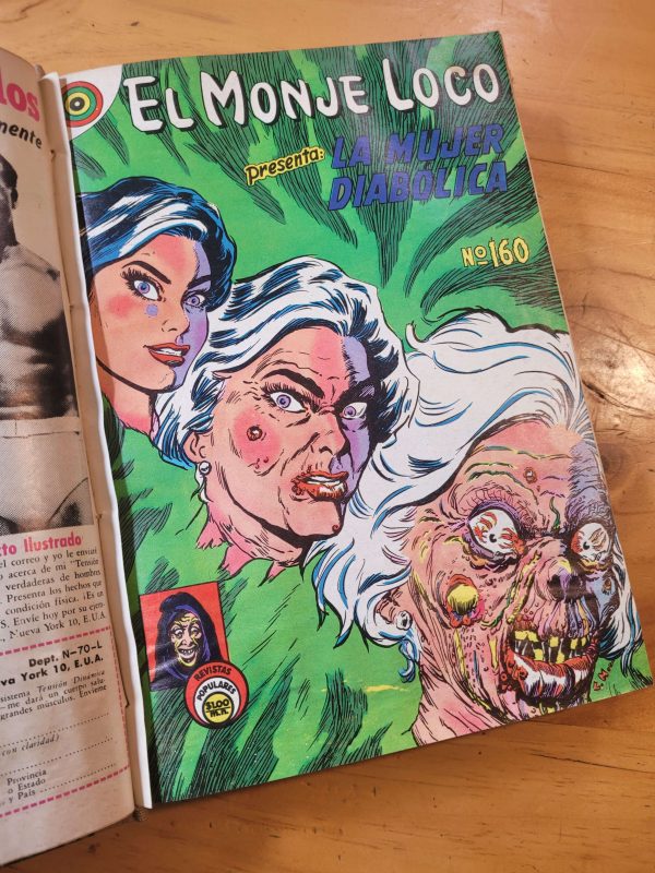 Empaste comics de misterio MONJE LOCO, ASOMBRO, TUROK y TARZAN años 60s (x13)