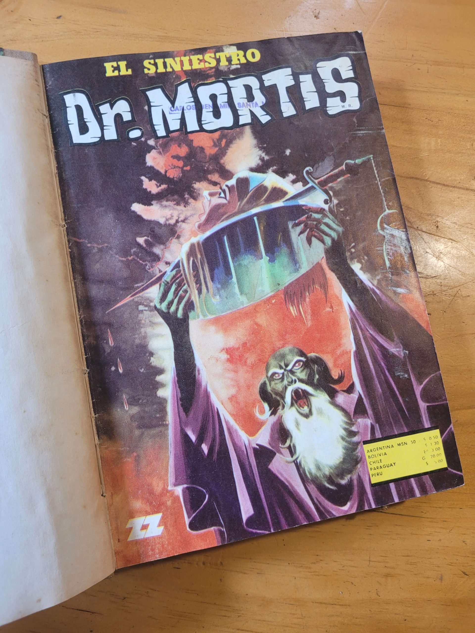 Empaste Dr MORTIS años 70s (13 revistas)