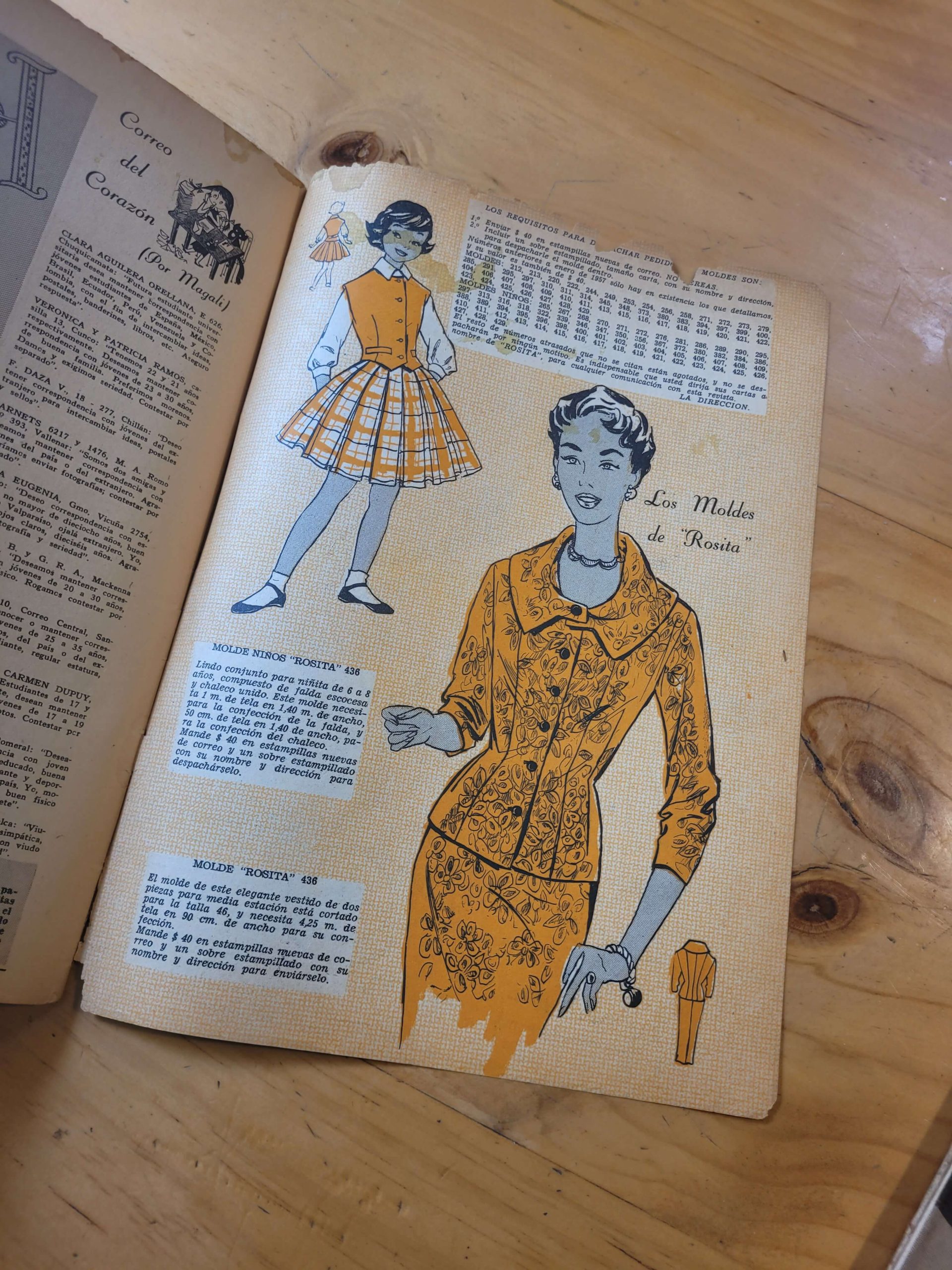 Pack ROSITA n°2, años 50s (x5)