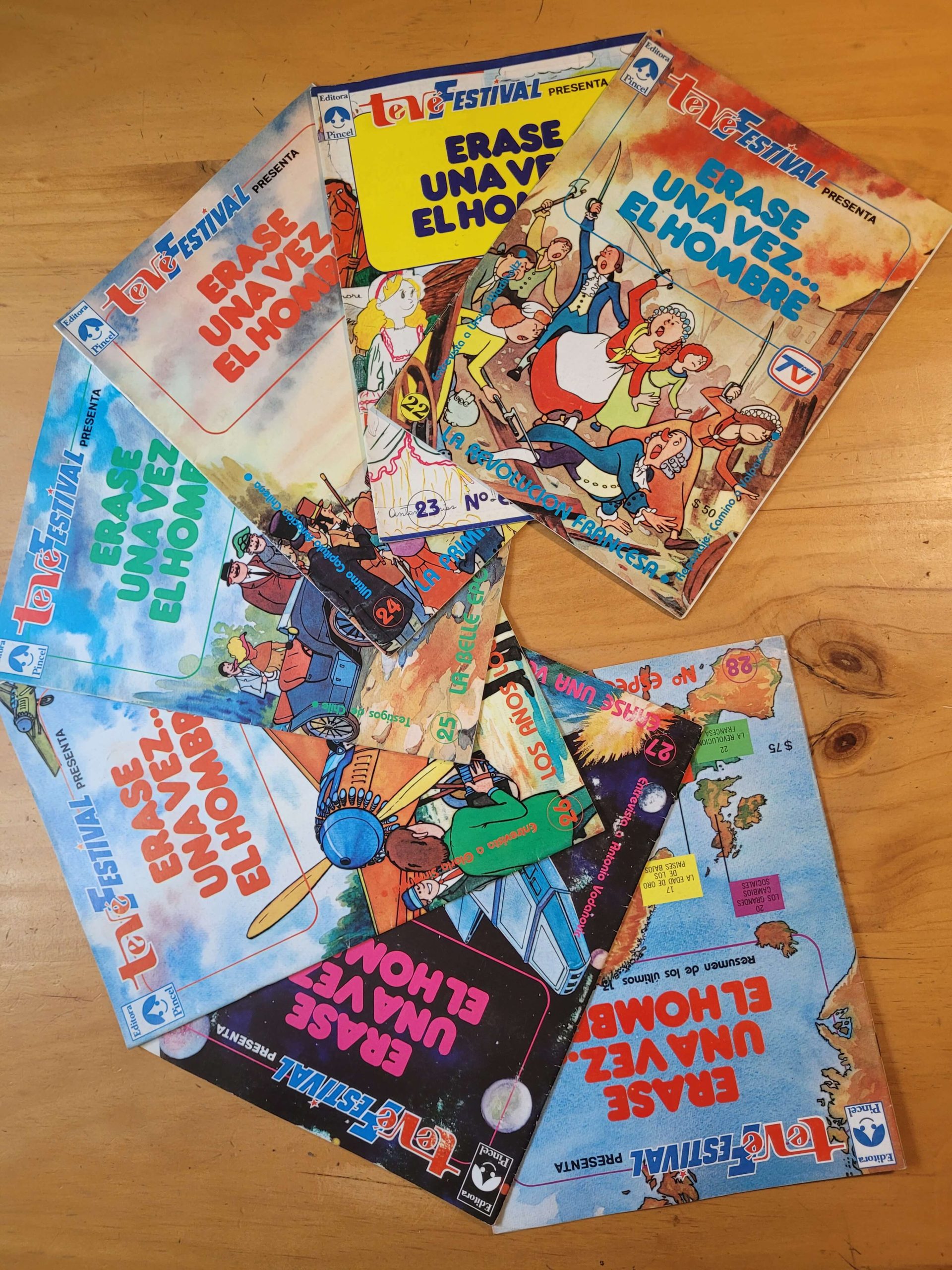 Pack ERASE UNA VEZ… EL HOMBRE años 80s (x7)