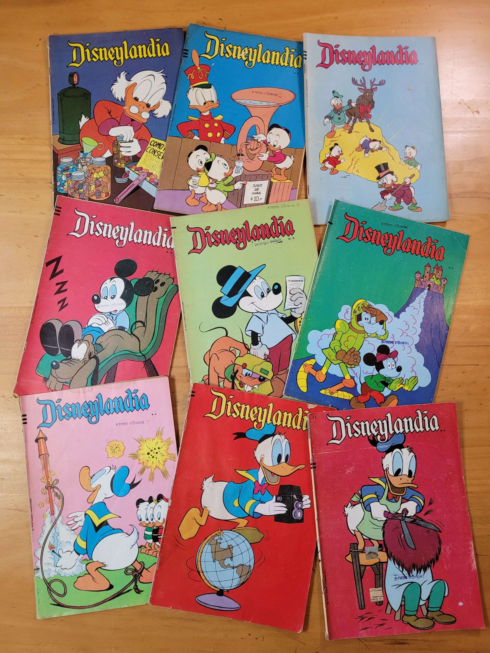 Pack DISNEYLANDIA n°3, años 60s (x9)