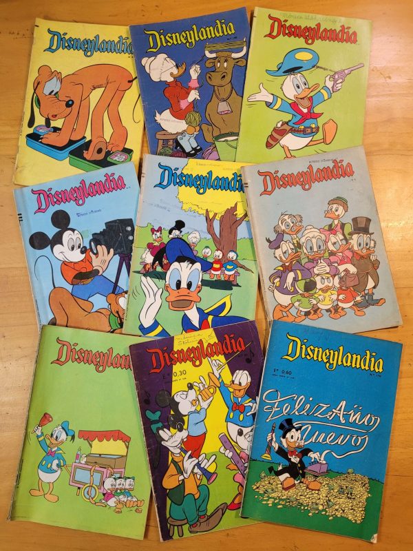 Pack DISNEYLANDIA n°2, años 60s (x9)