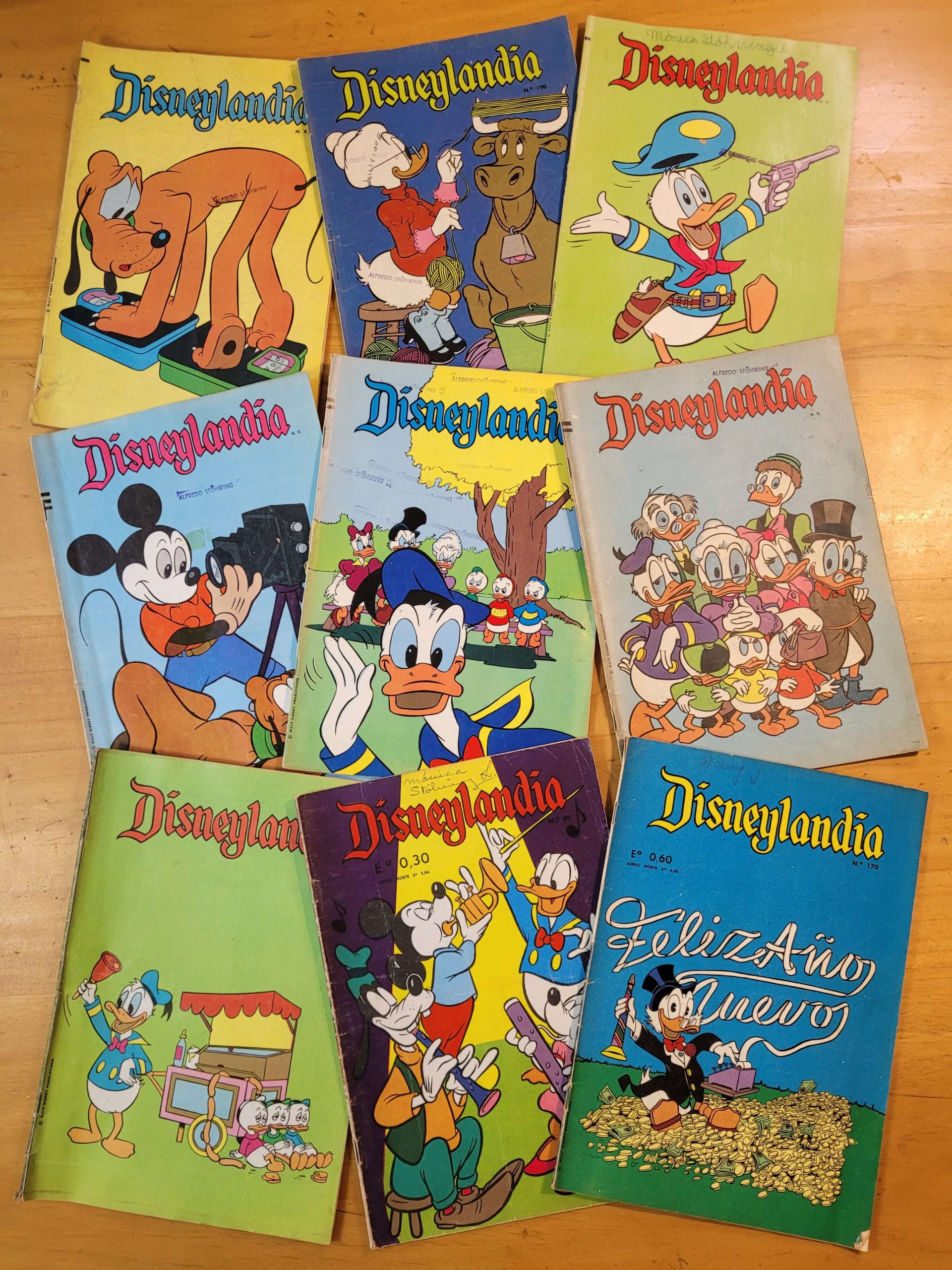 Pack DISNEYLANDIA n°2, años 60s (x9)