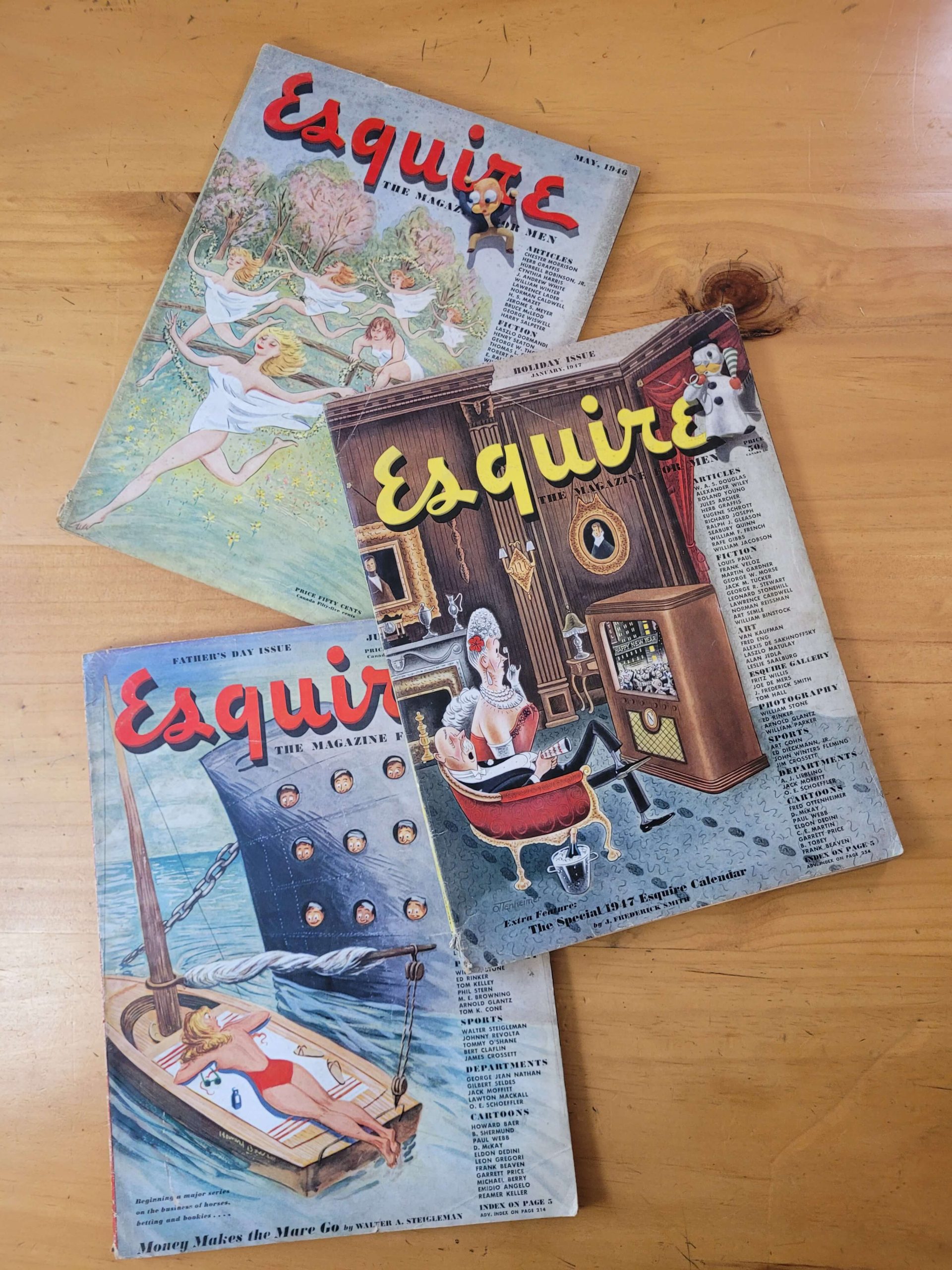 Pack ESQUIRE años 40s (x3)