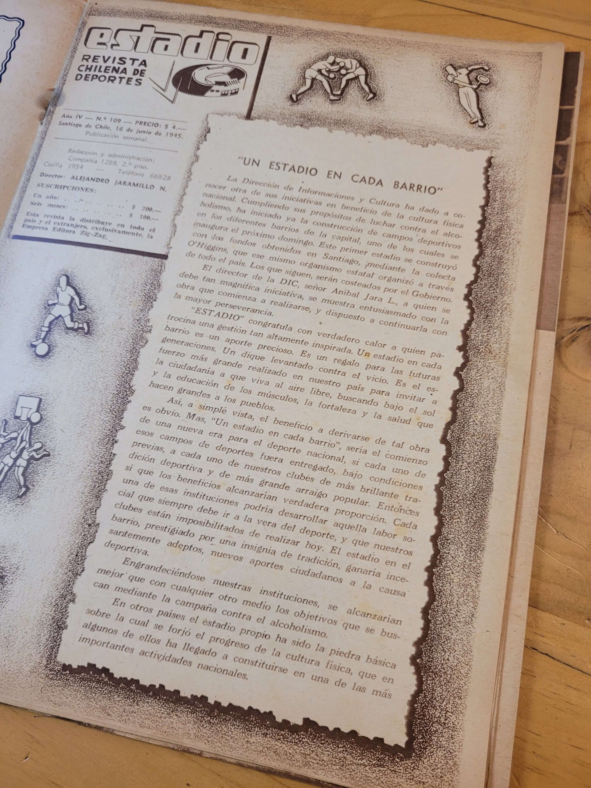 Pack revista Estadio Colo Colo años 40s (x4) - Imagen 8