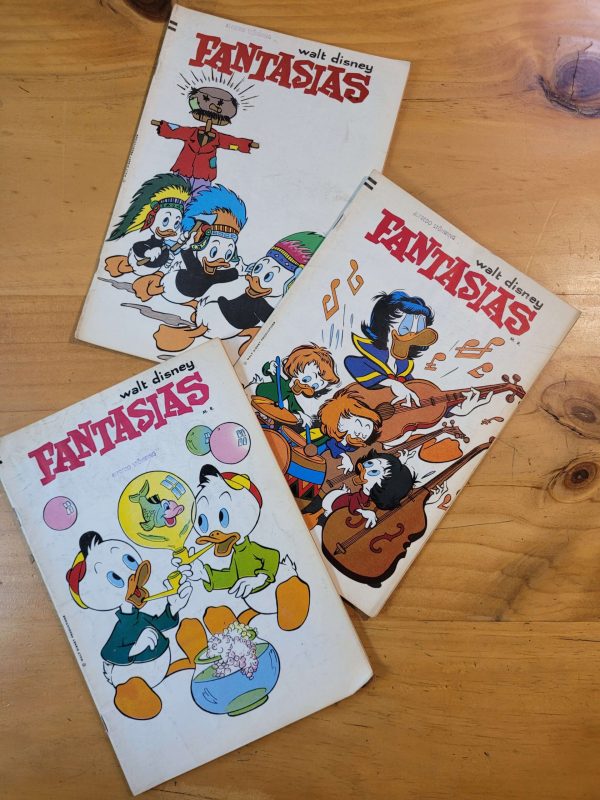 Pack FANTASIAS de Walt Disney n°2, años 60s (x4)