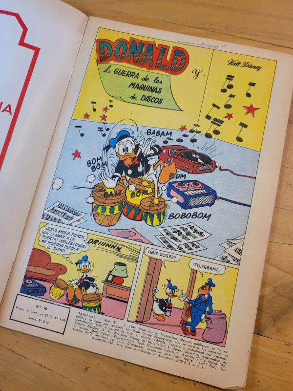 Pack FANTASIAS de Walt Disney n°2, años 60s (x4)