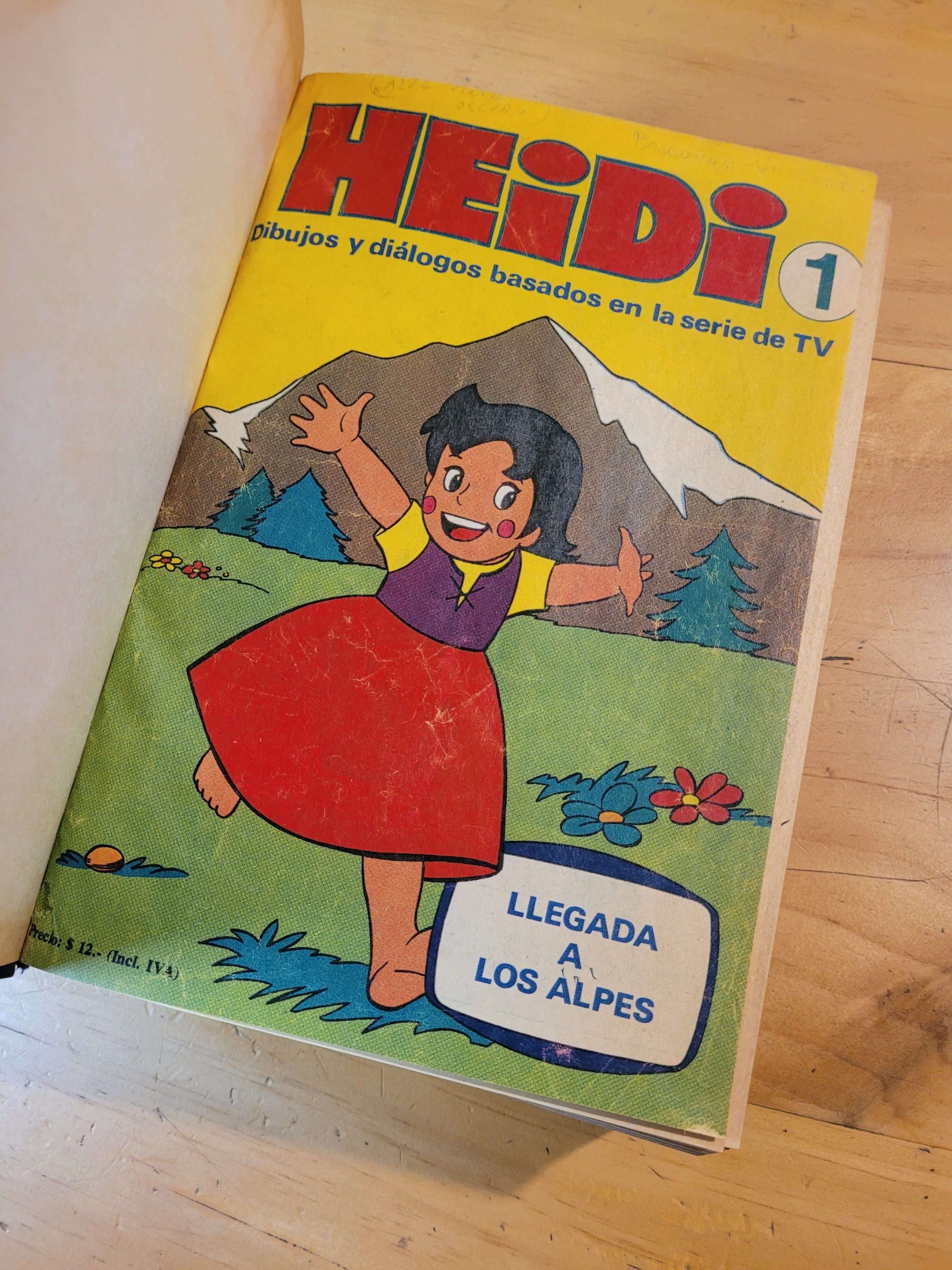 Empaste HEIDI 1977 -Serie completa más 6 comics DISNEY de los 70s- (x30)