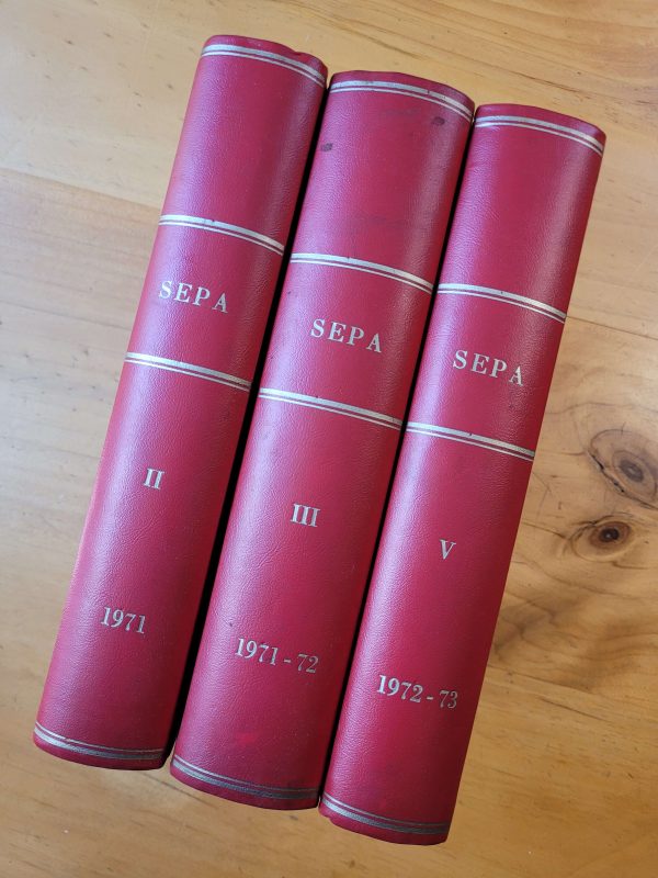 Colección SEPA -1971 a 1973- III volúmenes (x69 revistas en total)