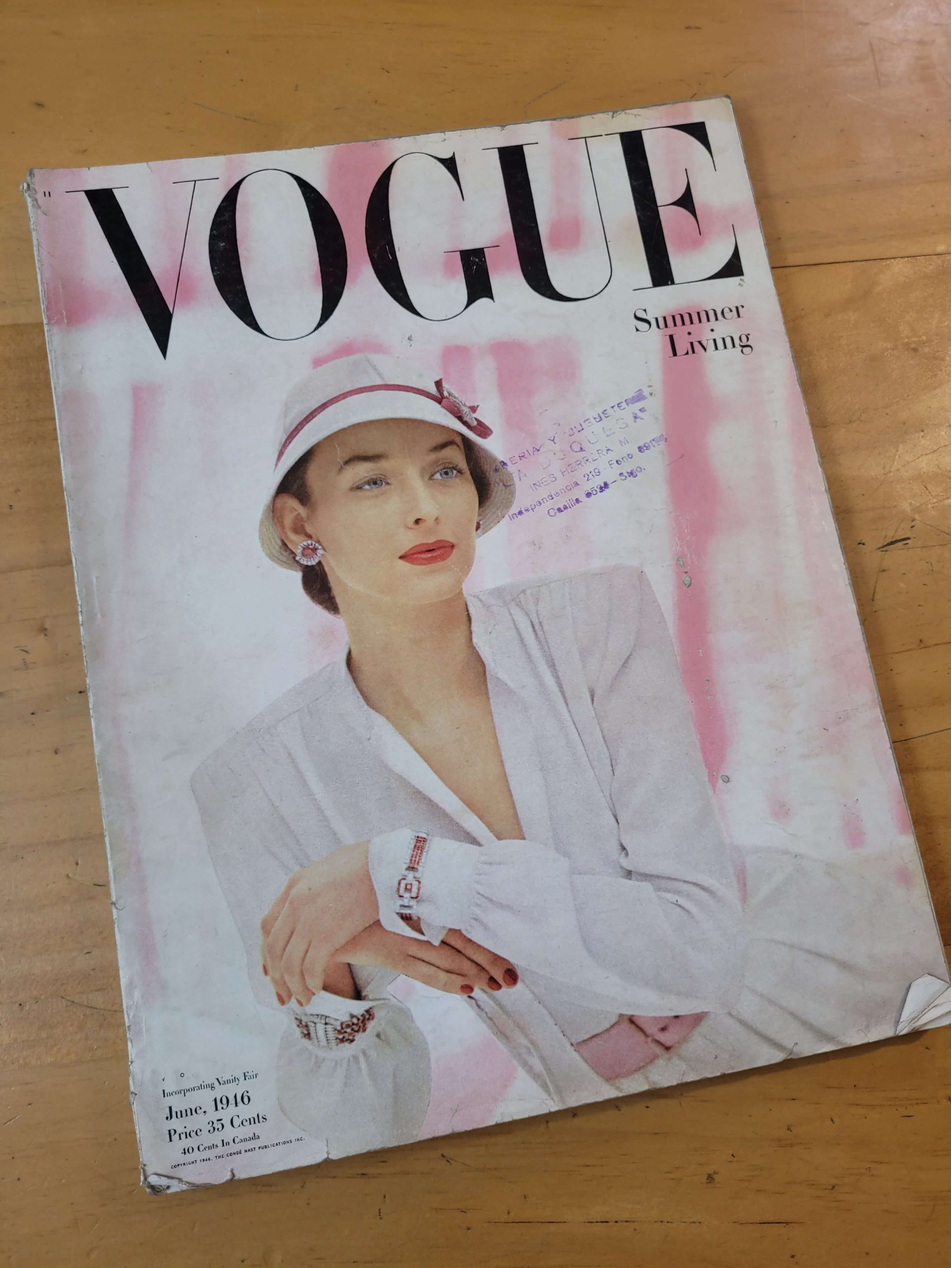 Revista VOGUE de junio de 1946 -Especial de Verano-