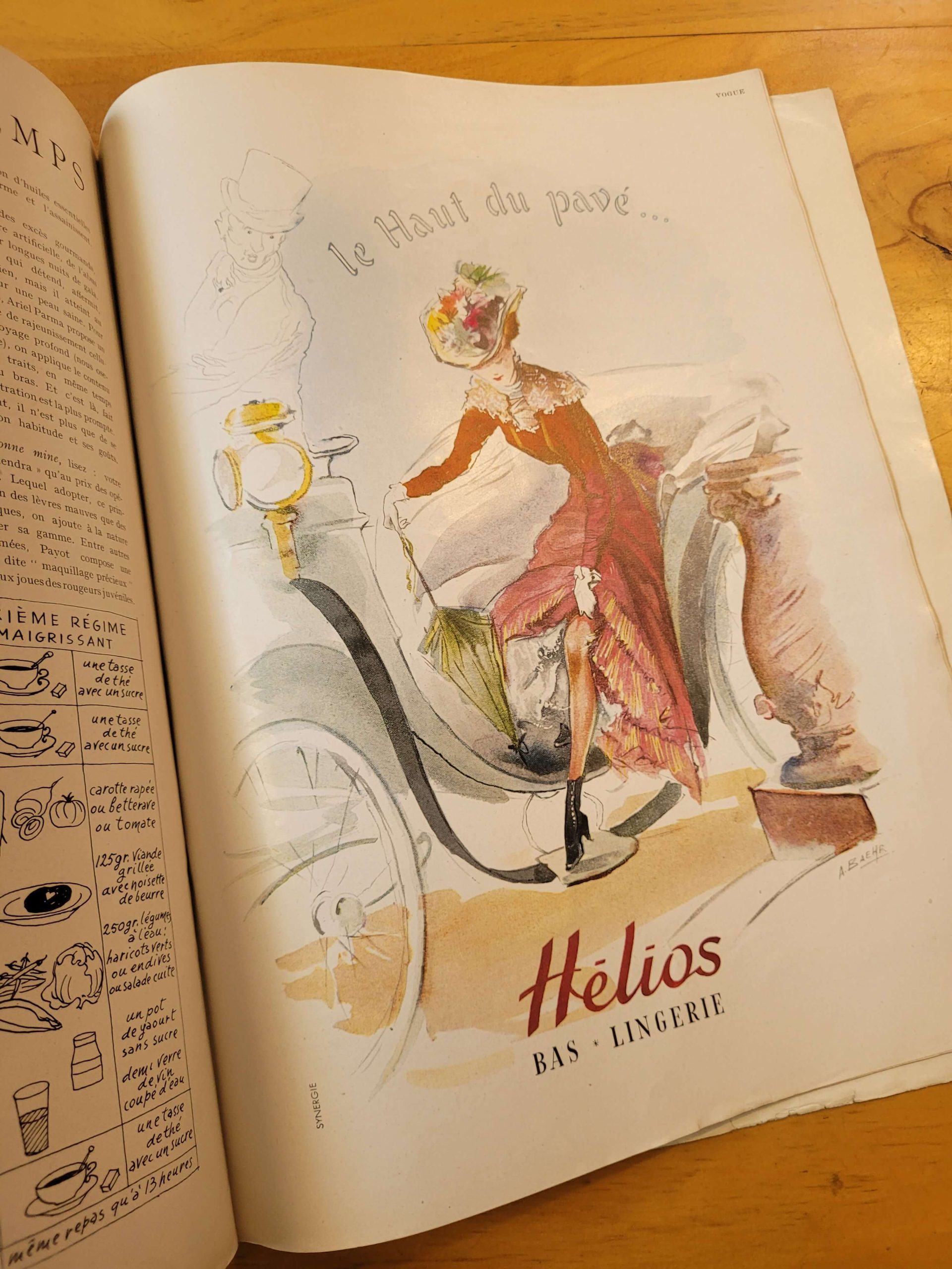 Revista VOGUE edición francesa para febrero de 1949 (Número de postguerra)