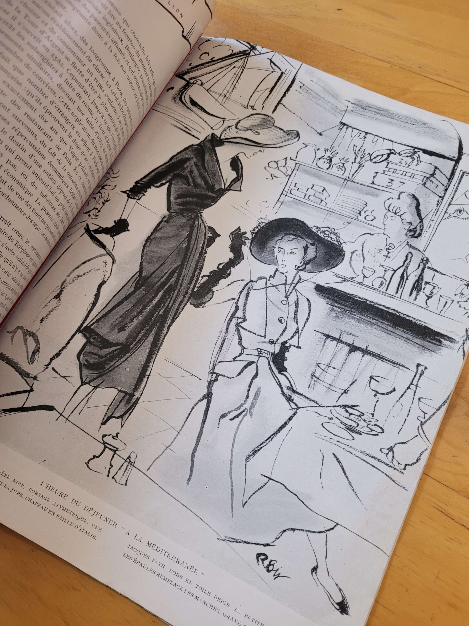 Revista VOGUE edición francesa para febrero de 1949 (Número de postguerra) - Imagen 4