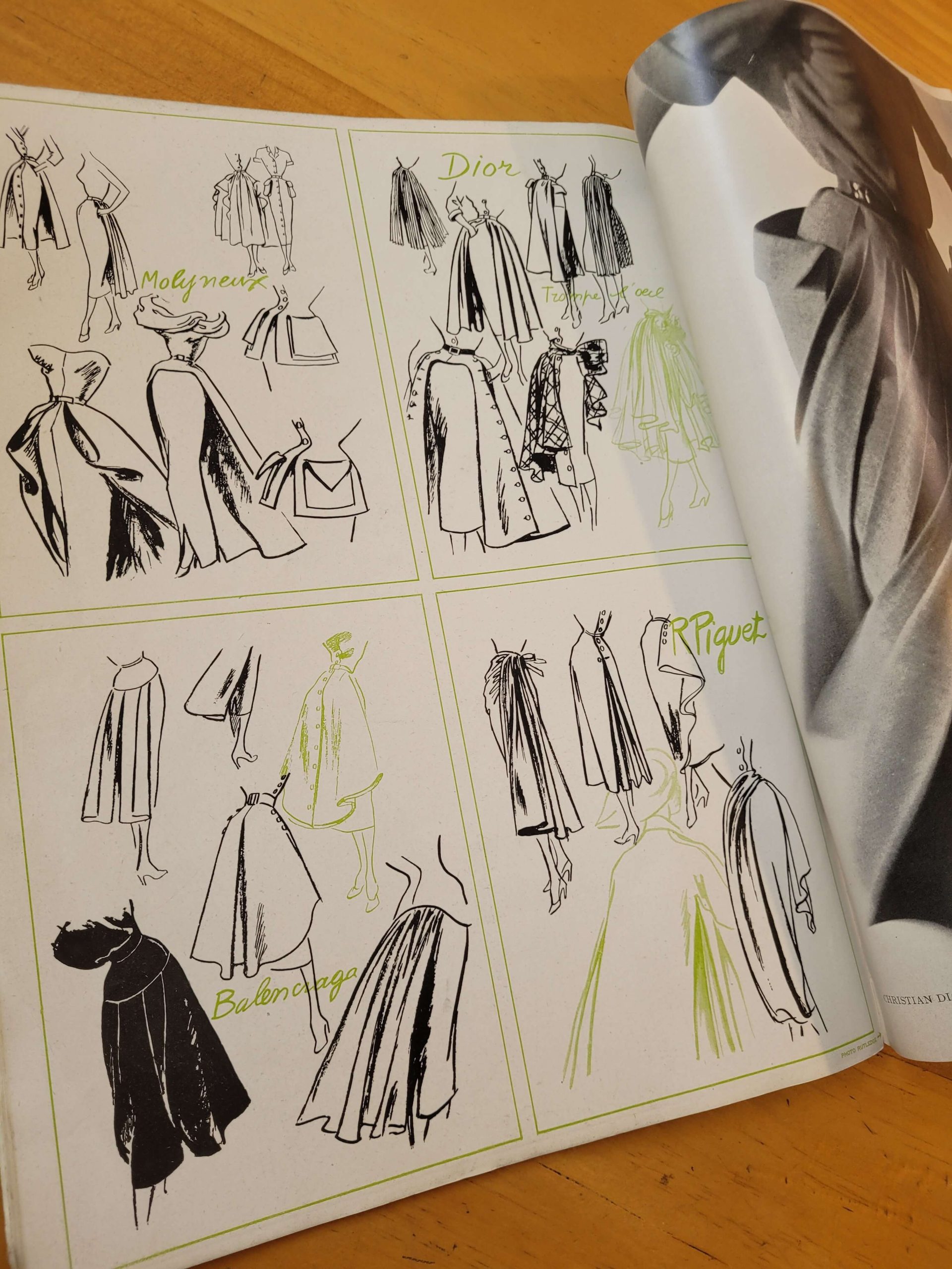 Revista VOGUE edición francesa para febrero de 1949 (Número de postguerra) - Imagen 5