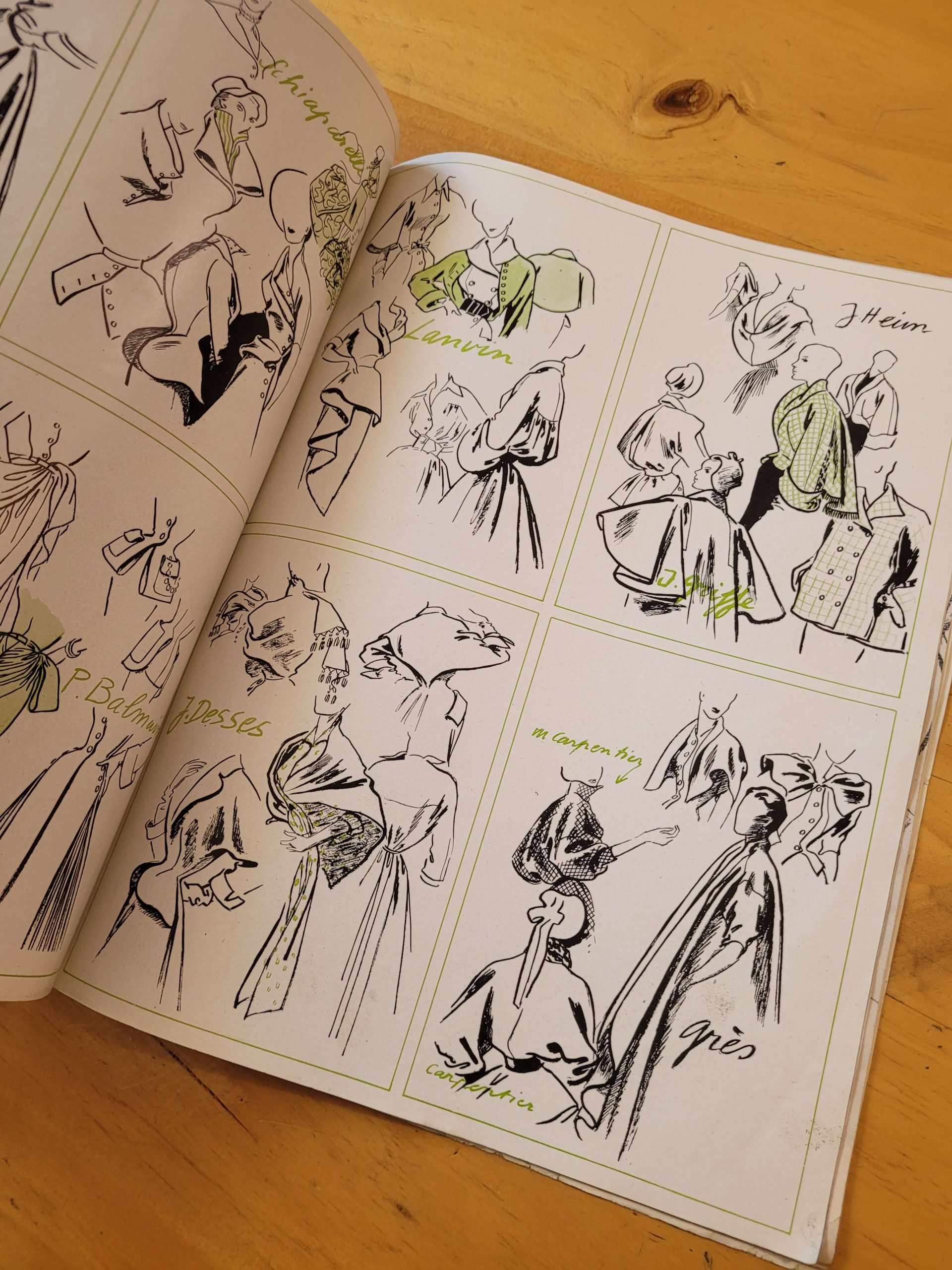 Revista VOGUE edición francesa para febrero de 1949 (Número de postguerra) - Imagen 6