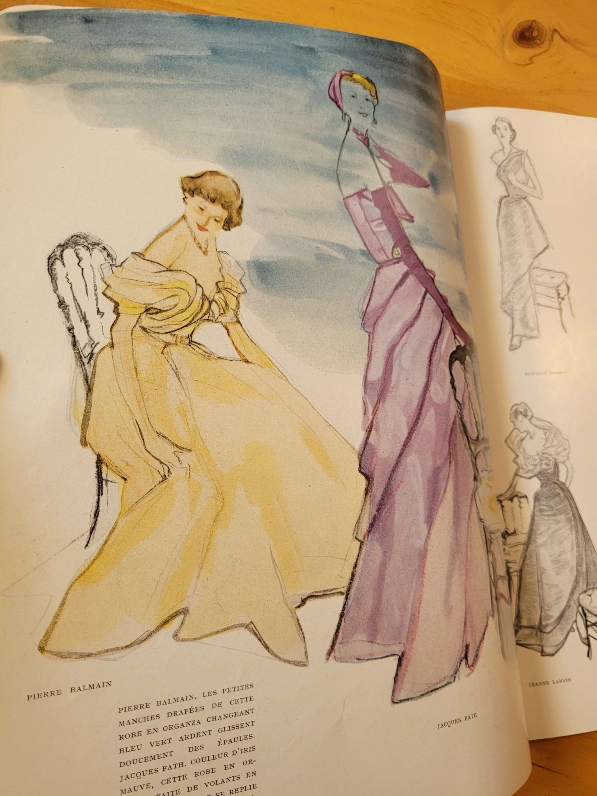 Revista VOGUE edición francesa para febrero de 1949 (Número de postguerra) - Imagen 12