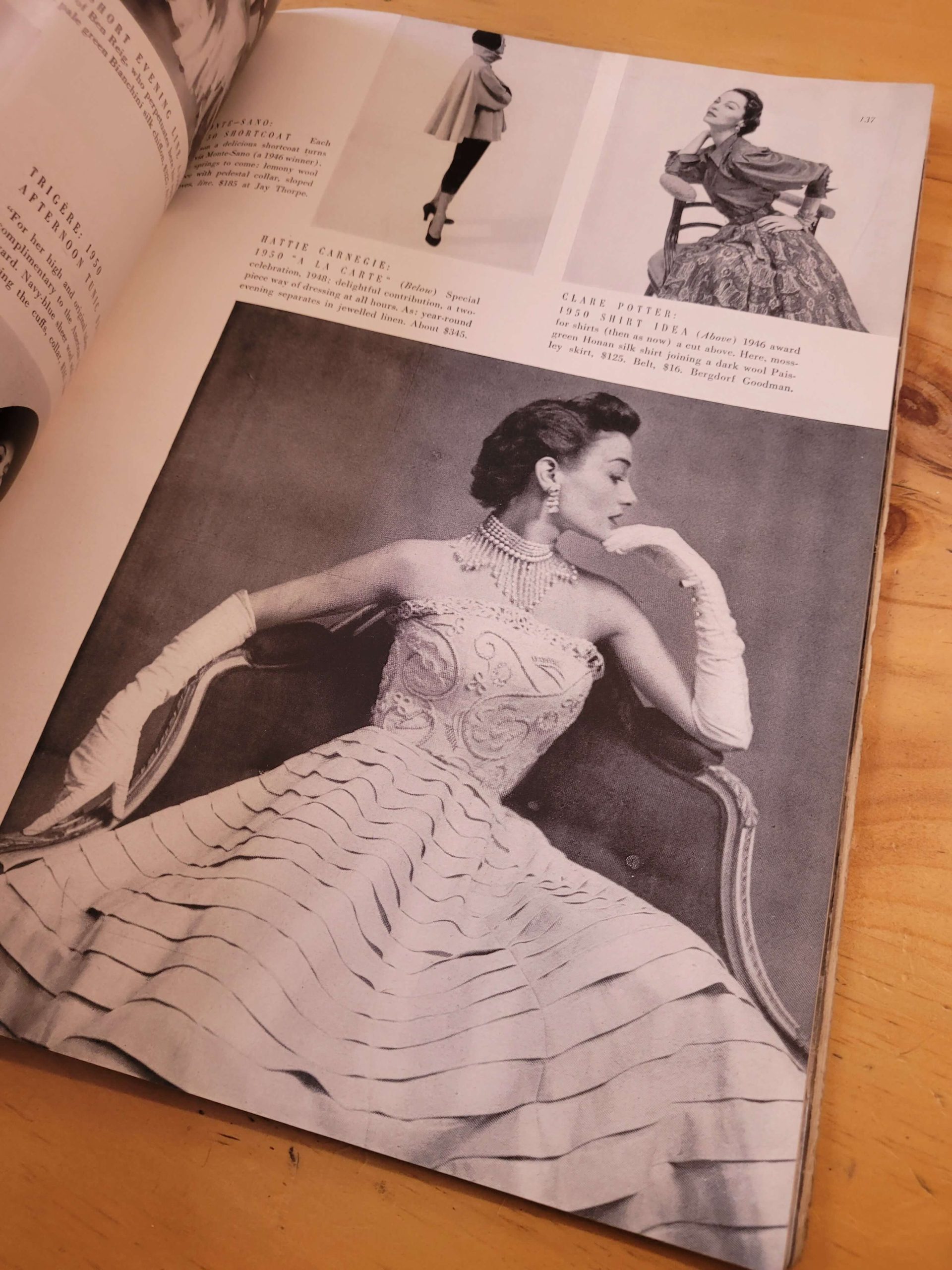 Revista VOGUE febrero 1950 -Especial AMERICANA- - Imagen 12