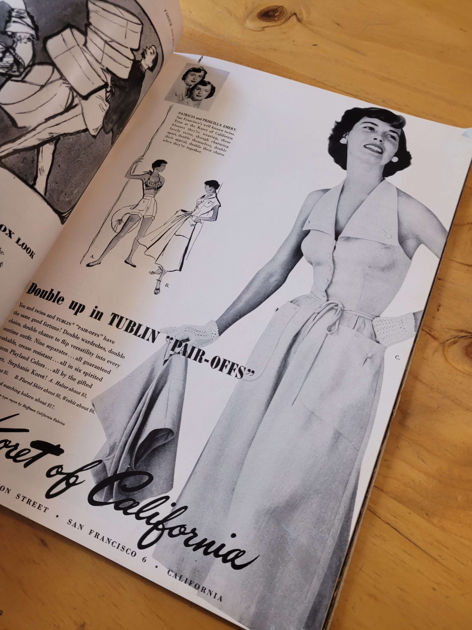 Revista VOGUE febrero 1950 -Especial AMERICANA- - Imagen 15