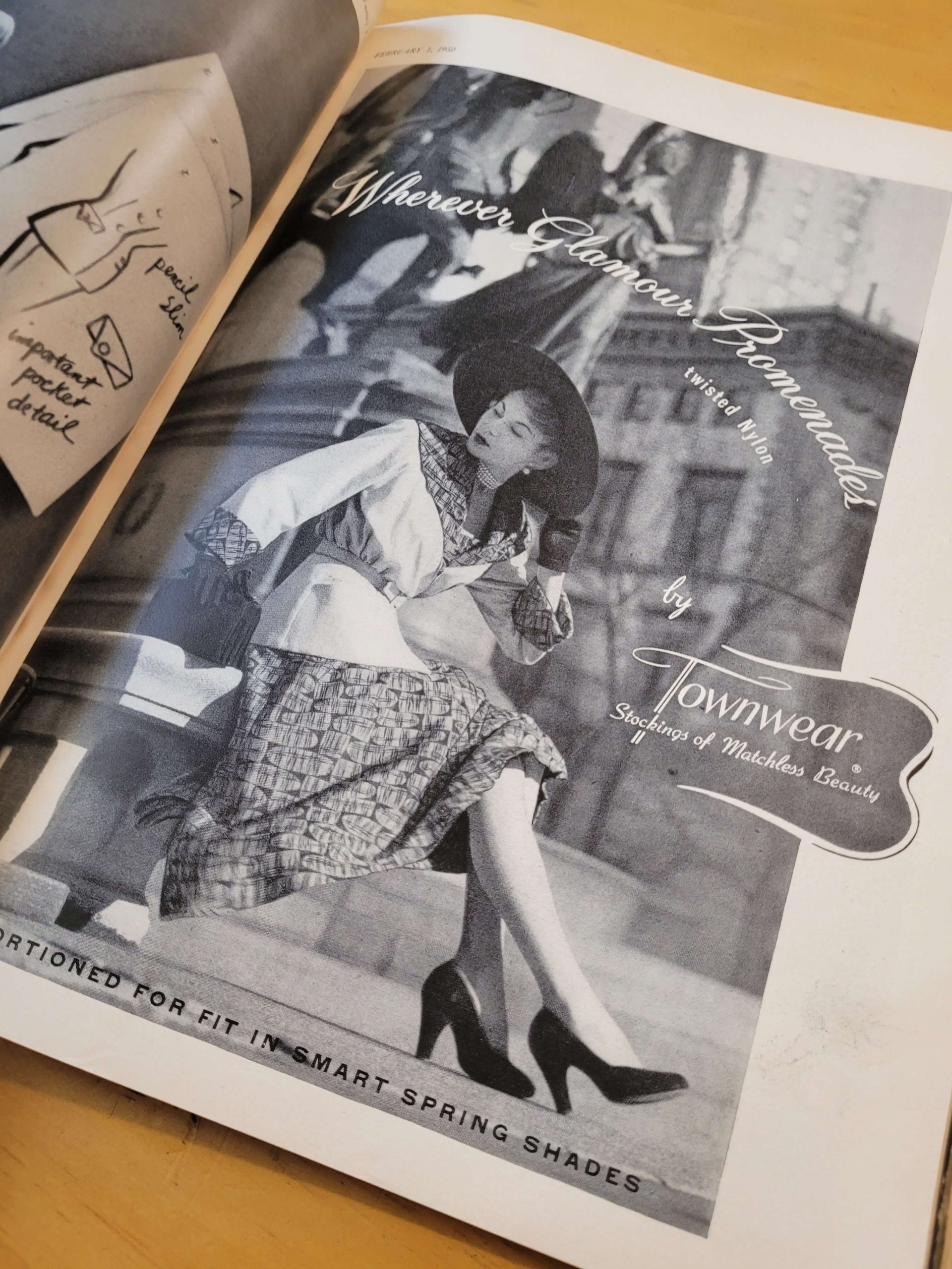 Revista VOGUE febrero 1950 -Especial AMERICANA- - Imagen 16