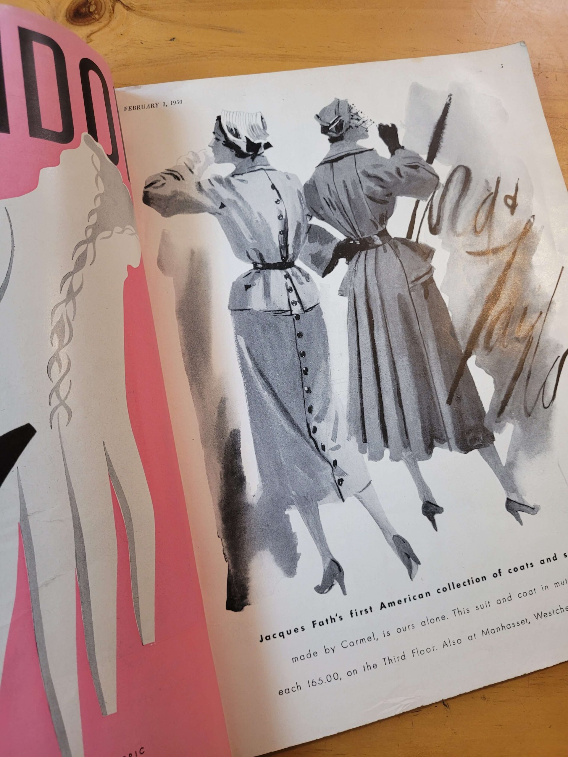 Revista VOGUE febrero 1950 -Especial AMERICANA- - Imagen 20
