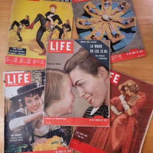 Pack revista LIFE años 50s (x5)