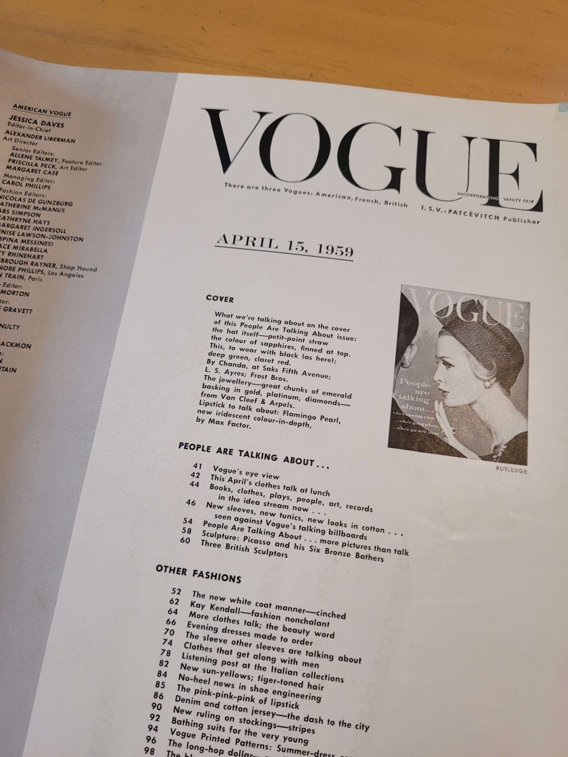 Pack VOGUE finales de los 50s (x3) - Imagen 19